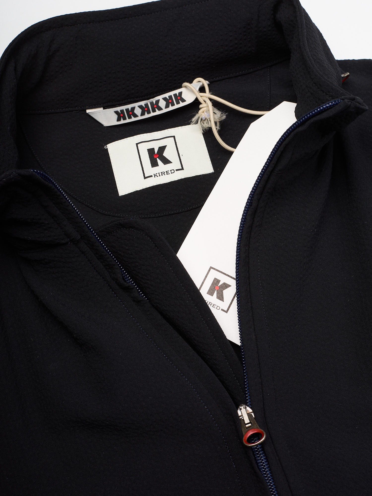 KITON KIRED Litek Black Bomber Jacket Blouson NEW