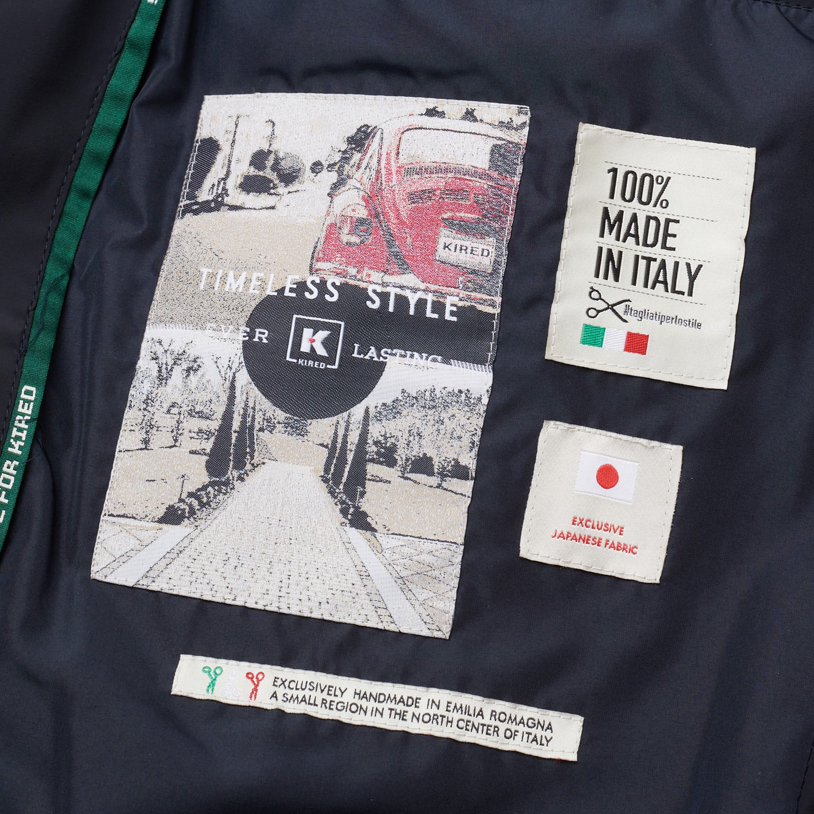 KITON KIRED Dark Blue Primaloft Padded Rain Jacket Coat EU 50 US M KIRED