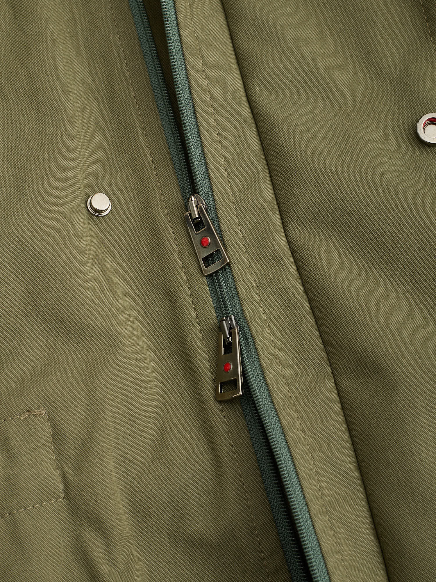 KITON KIRED Green "Scafo" Parka Rain Coat EU 50 NEW US M Textek