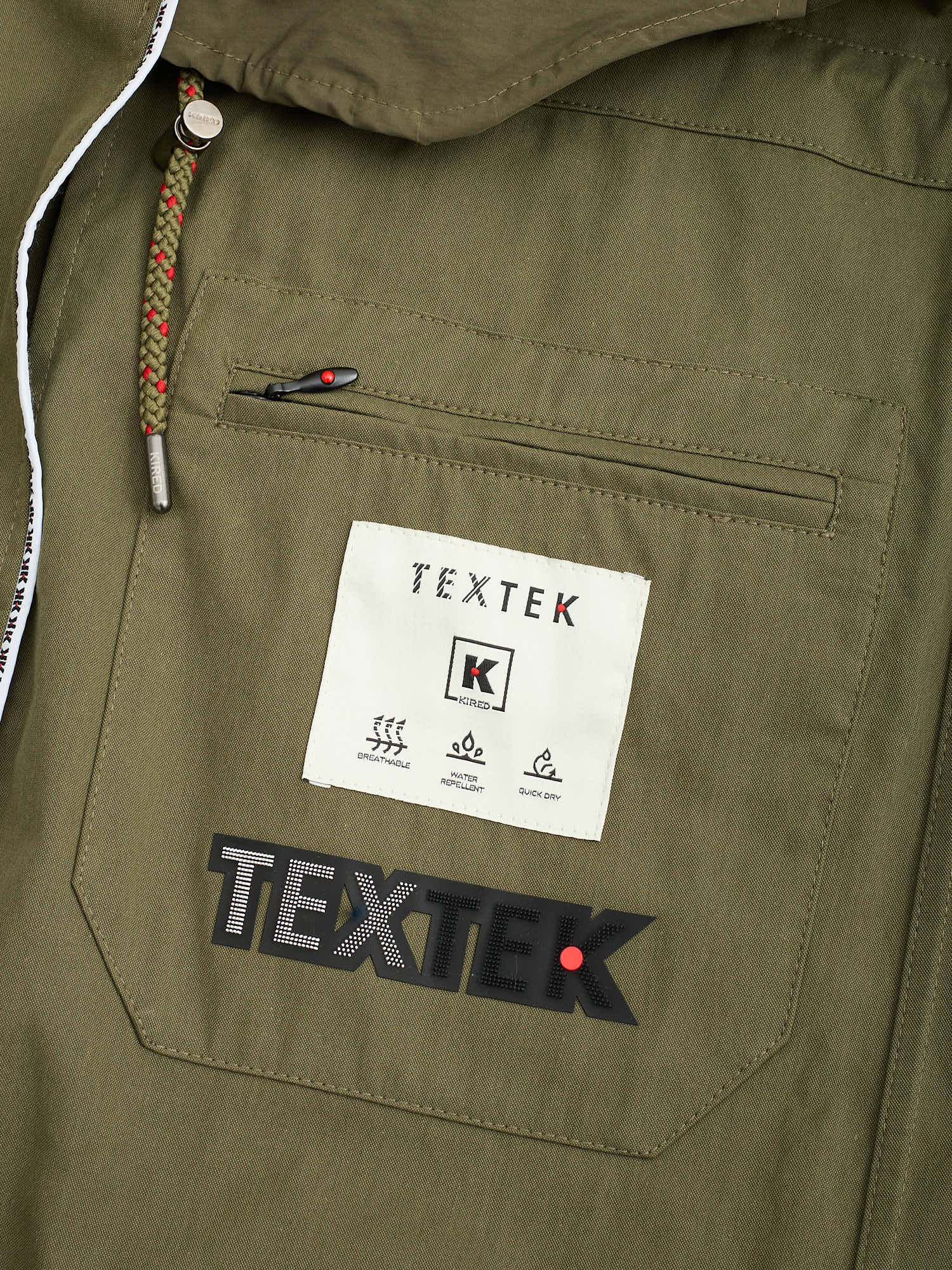 KITON KIRED Green "Scafo" Parka Rain Coat EU 50 NEW US M Textek