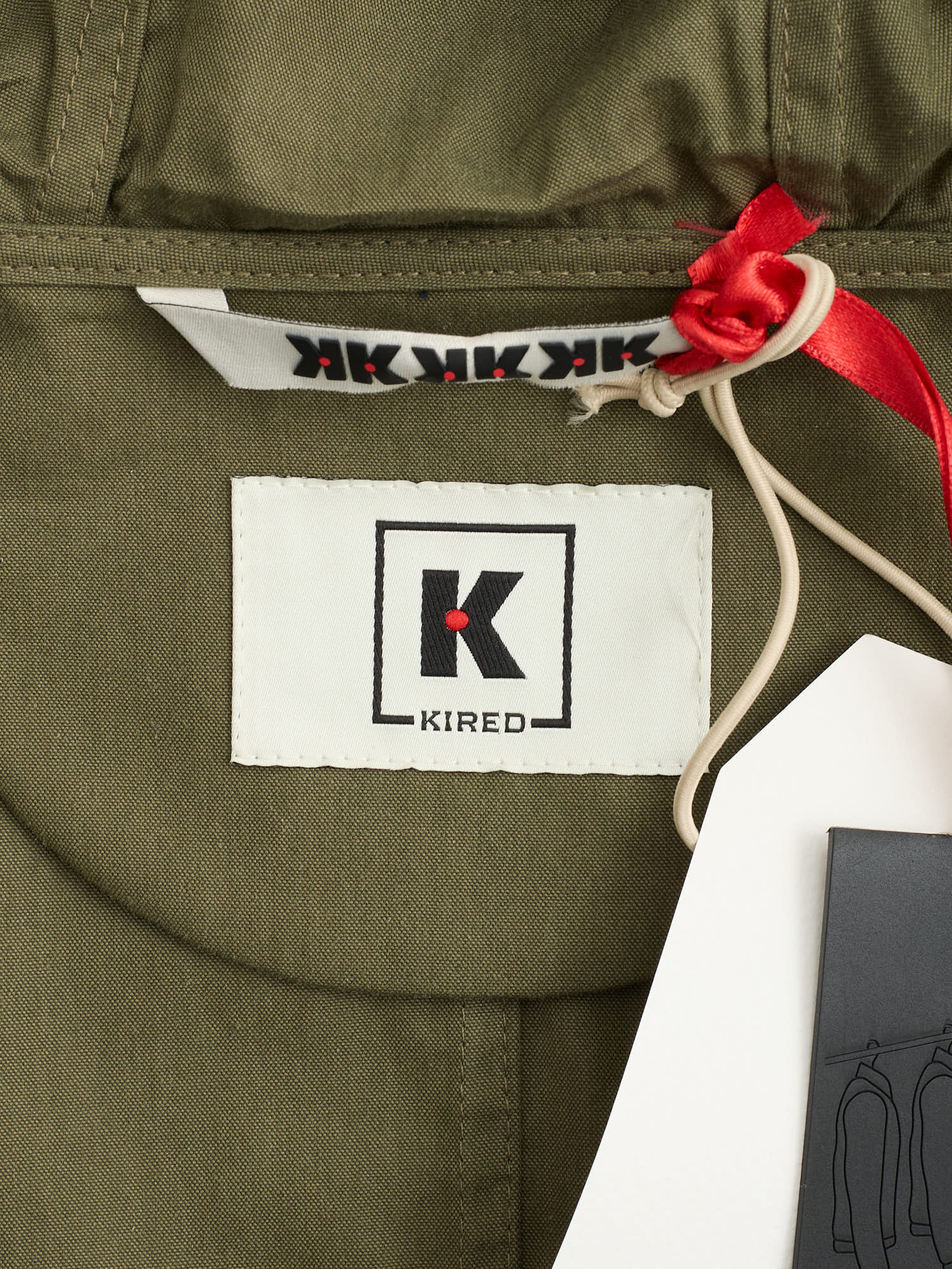 KITON KIRED Green "Scafo" Parka Rain Coat EU 50 NEW US M Textek