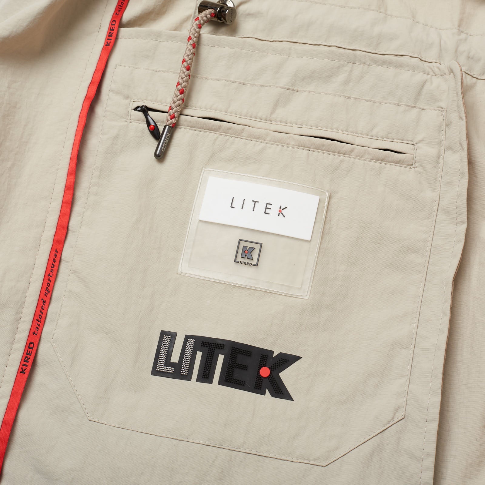 KITON KIRED Litek "Bugna" Beige Unlined Field Rain Jacket Blouson EU 50 US M KIRED