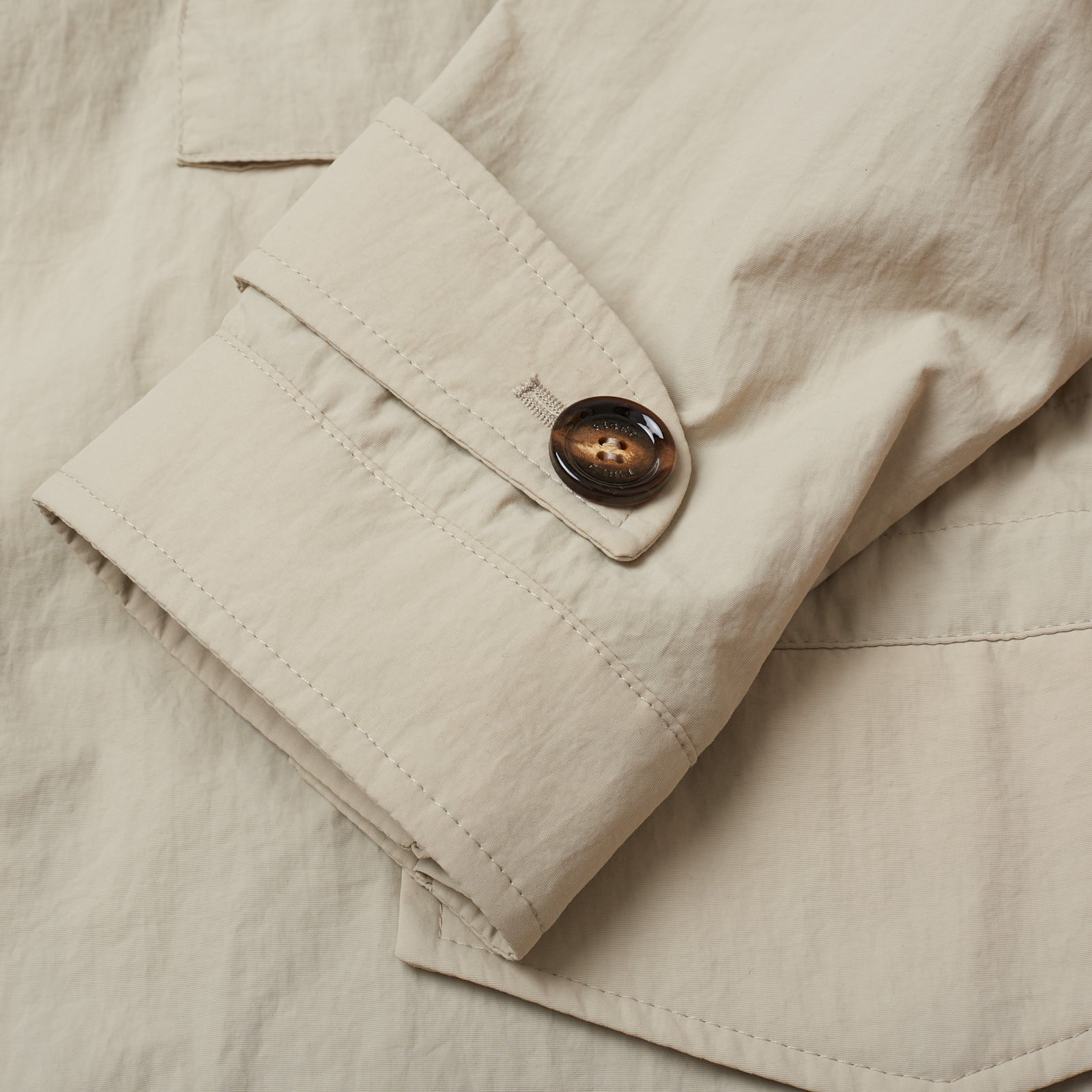 KITON KIRED Litek "Bugna" Beige Unlined Field Rain Jacket Blouson EU 50 US M KIRED