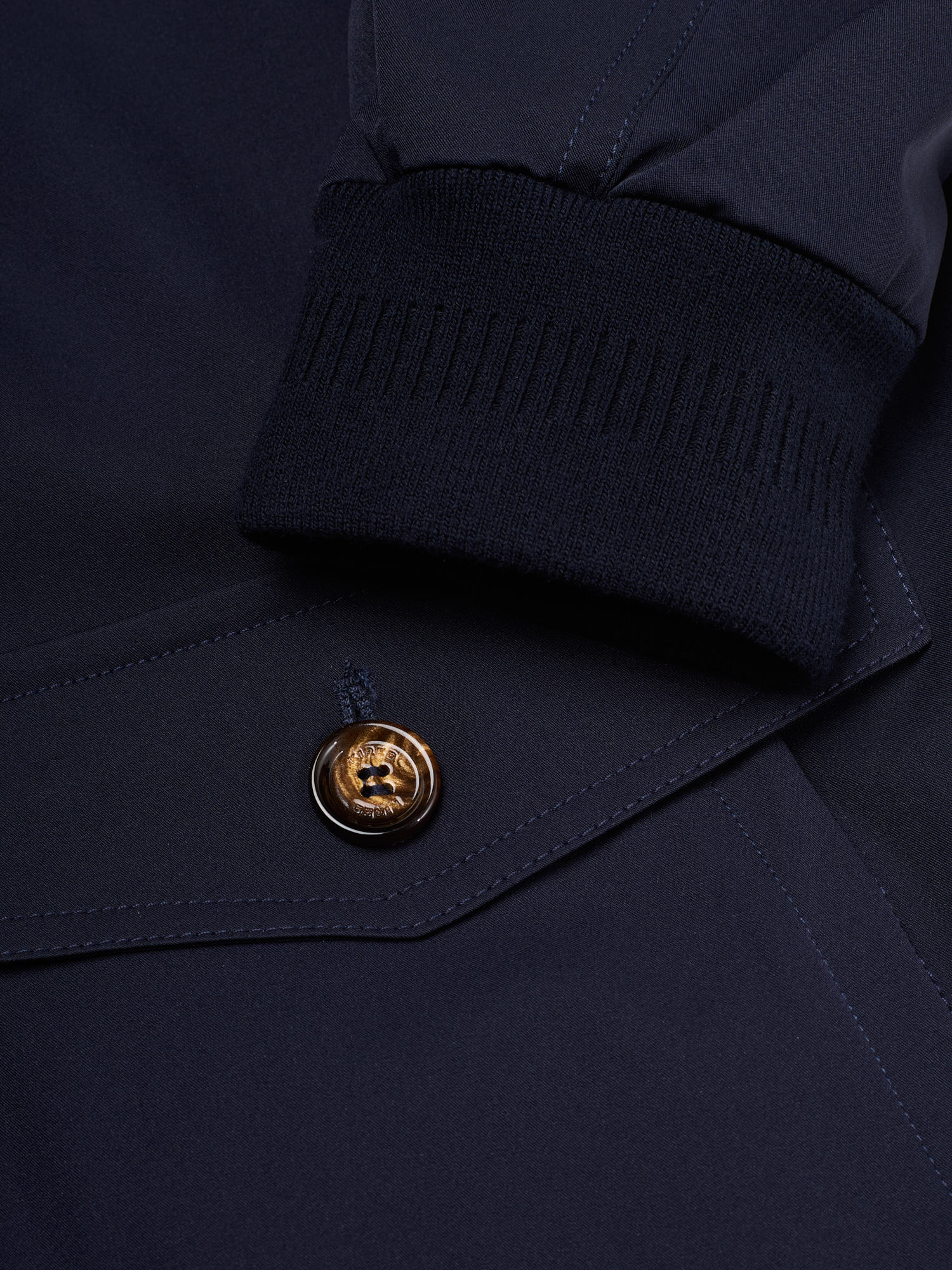 KITON KIRED Navy Blue-Green Reversible Bomber Jacket EU 52 NEW US L