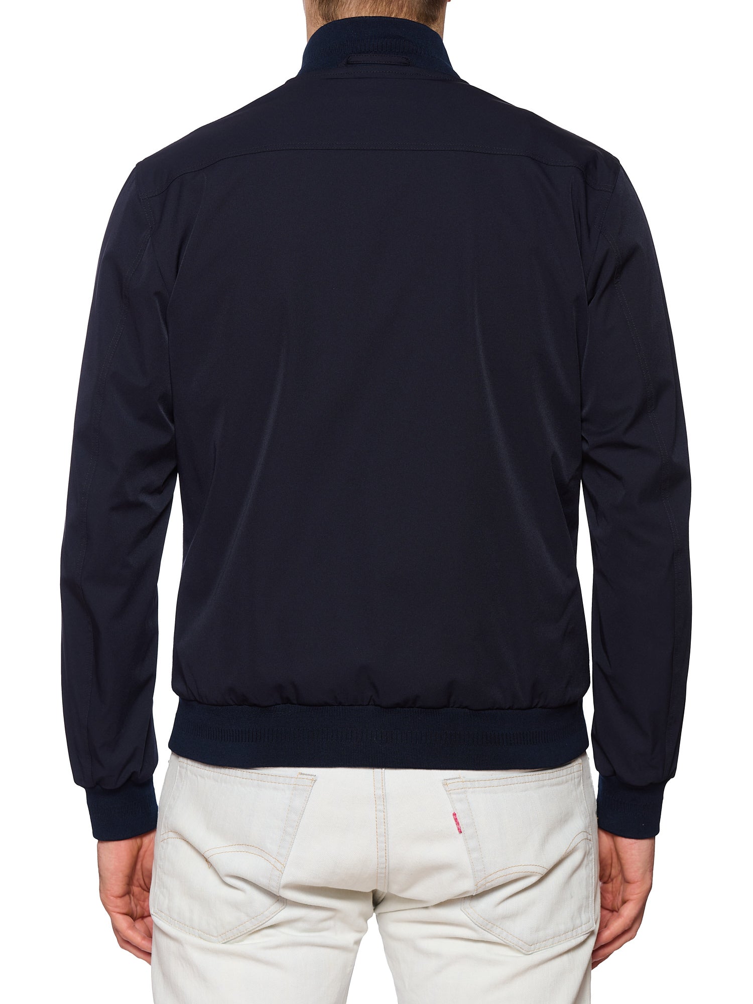 KITON KIRED Navy Blue-Red Reversible Bomber Jacket EU 50 NEW US M