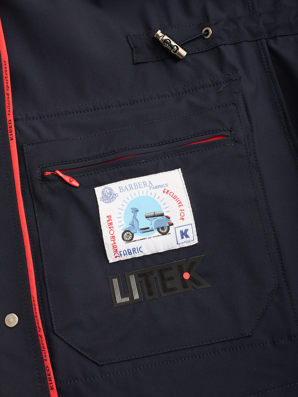 KITON KIRED Navy Blue Parka Jacket EU 50 NEW US M