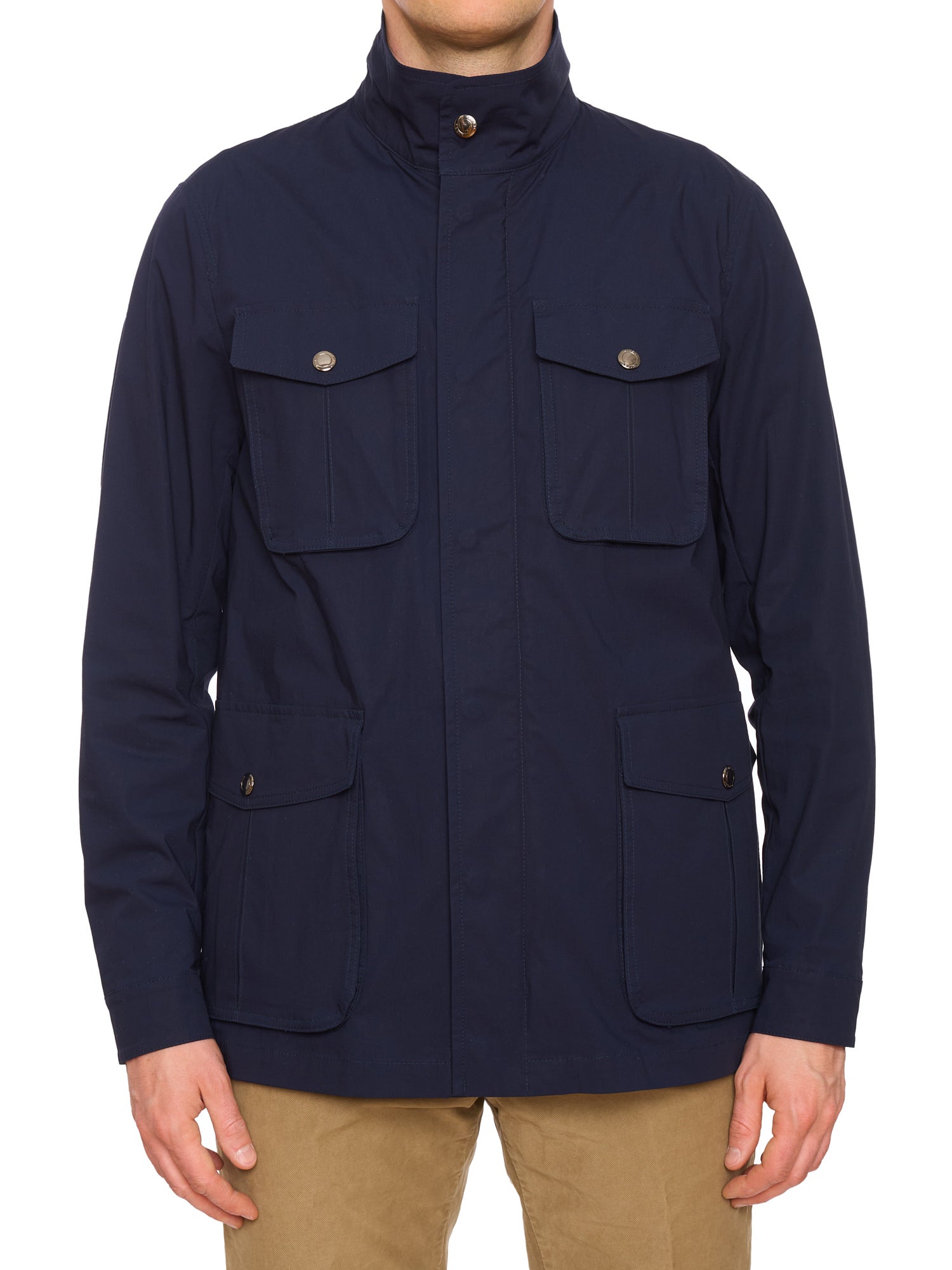 KITON KIRED Navy "Ariel" Carlo Barbera Microfiber Jacket EU 50 NEW US M 2025