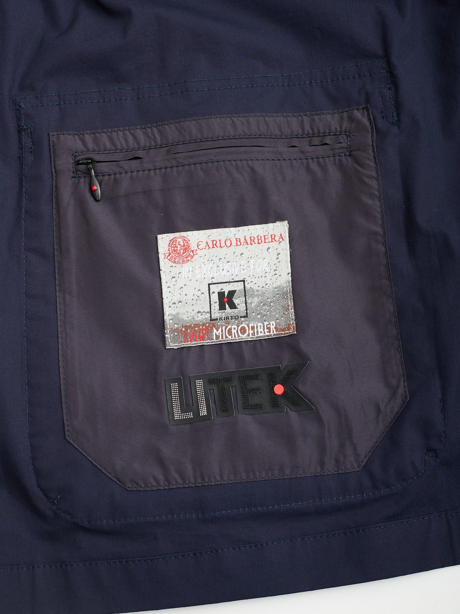 KITON KIRED Navy "Ariel" Carlo Barbera Microfiber Jacket EU 50 NEW US M 2025