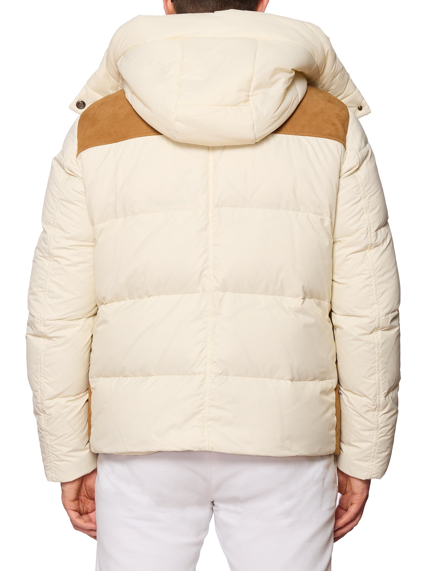 KITON KIRED "Agrik" Leather-Down Padded Shearling Collar Parka Jacket EU 50 M 2025