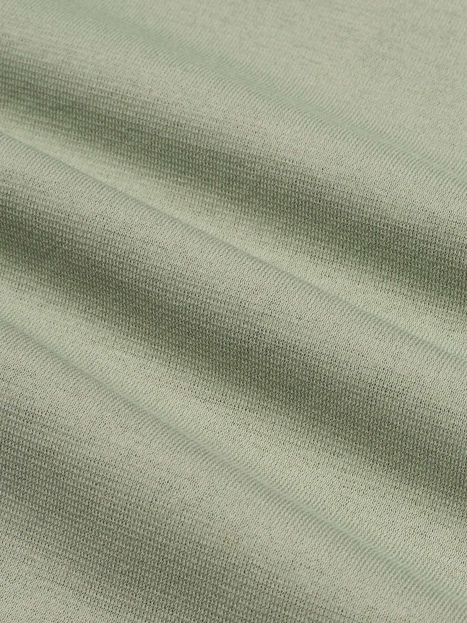 KITON KIRED "Bacio" Sage Green Exclusive Crepe Cotton Short Sleeve T-Shirt