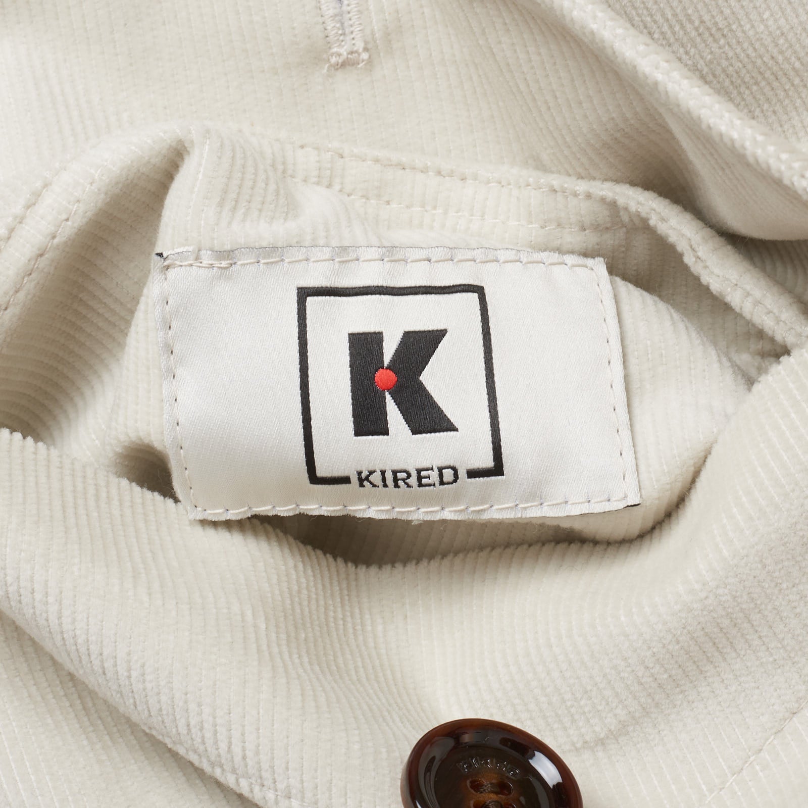 KITON KIRED "Bart2" Beige Cotton Corduroy Reversible Jacket EU 50 US M KIRED