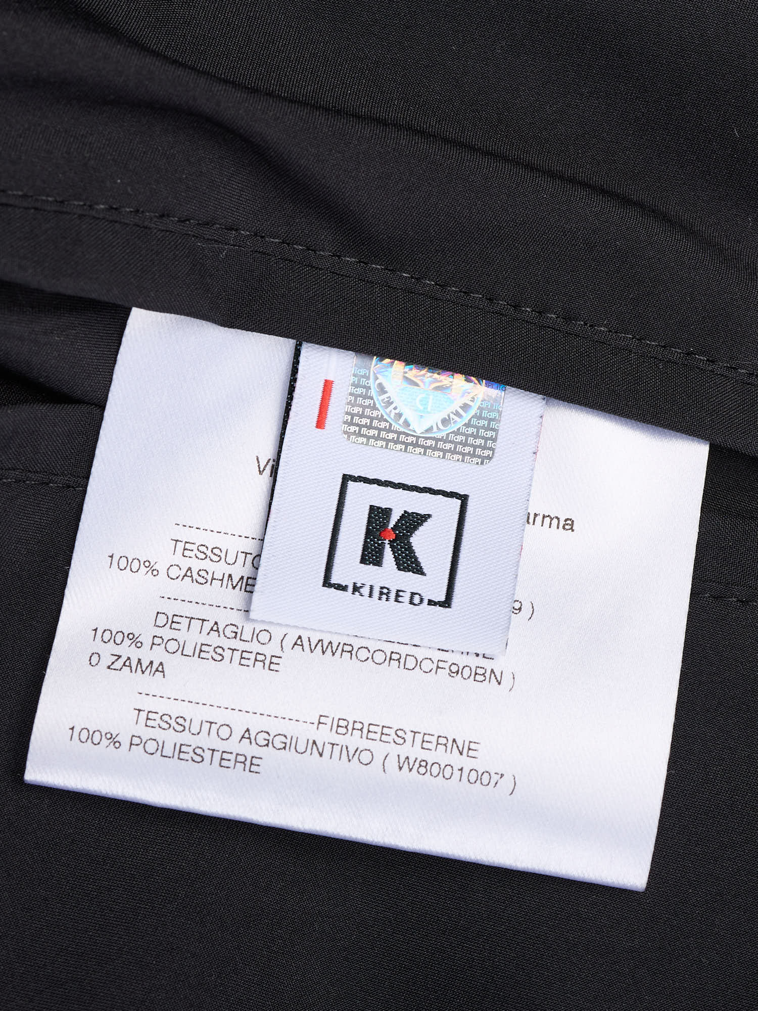 KITON KIRED "Barwa" Navy Cashmere Reversible Hooded Bomber Jacket