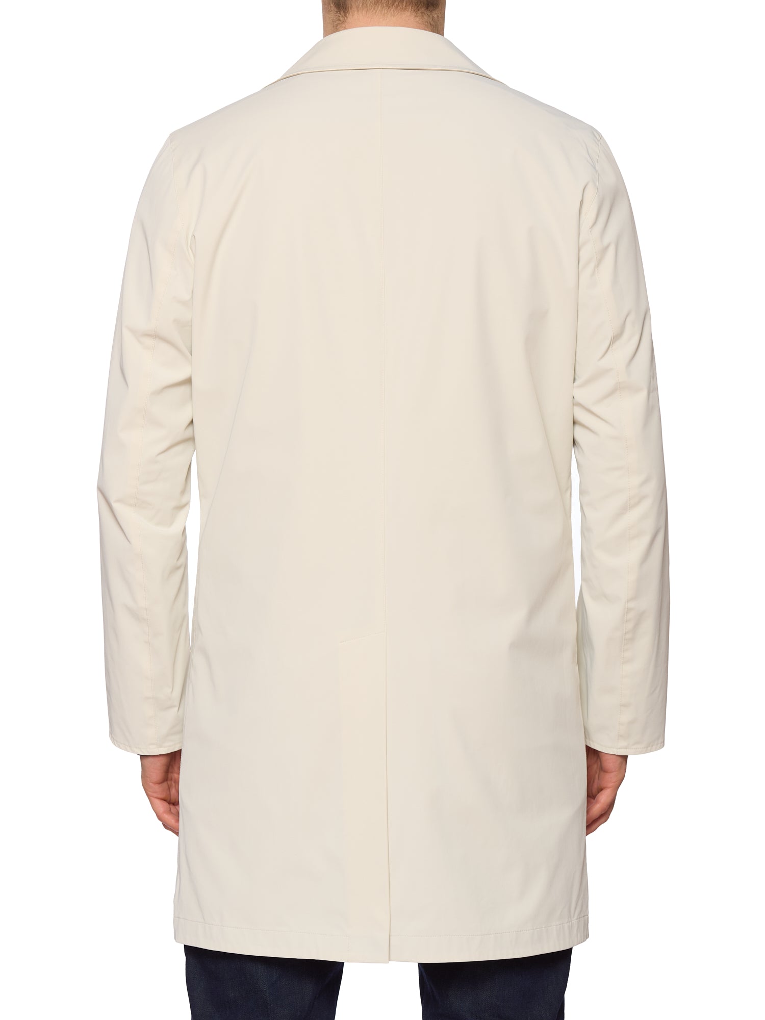 KITON KIRED "Ben" Beige-Ivory Reversible Trench Rain Coat EU 50 NEW US M