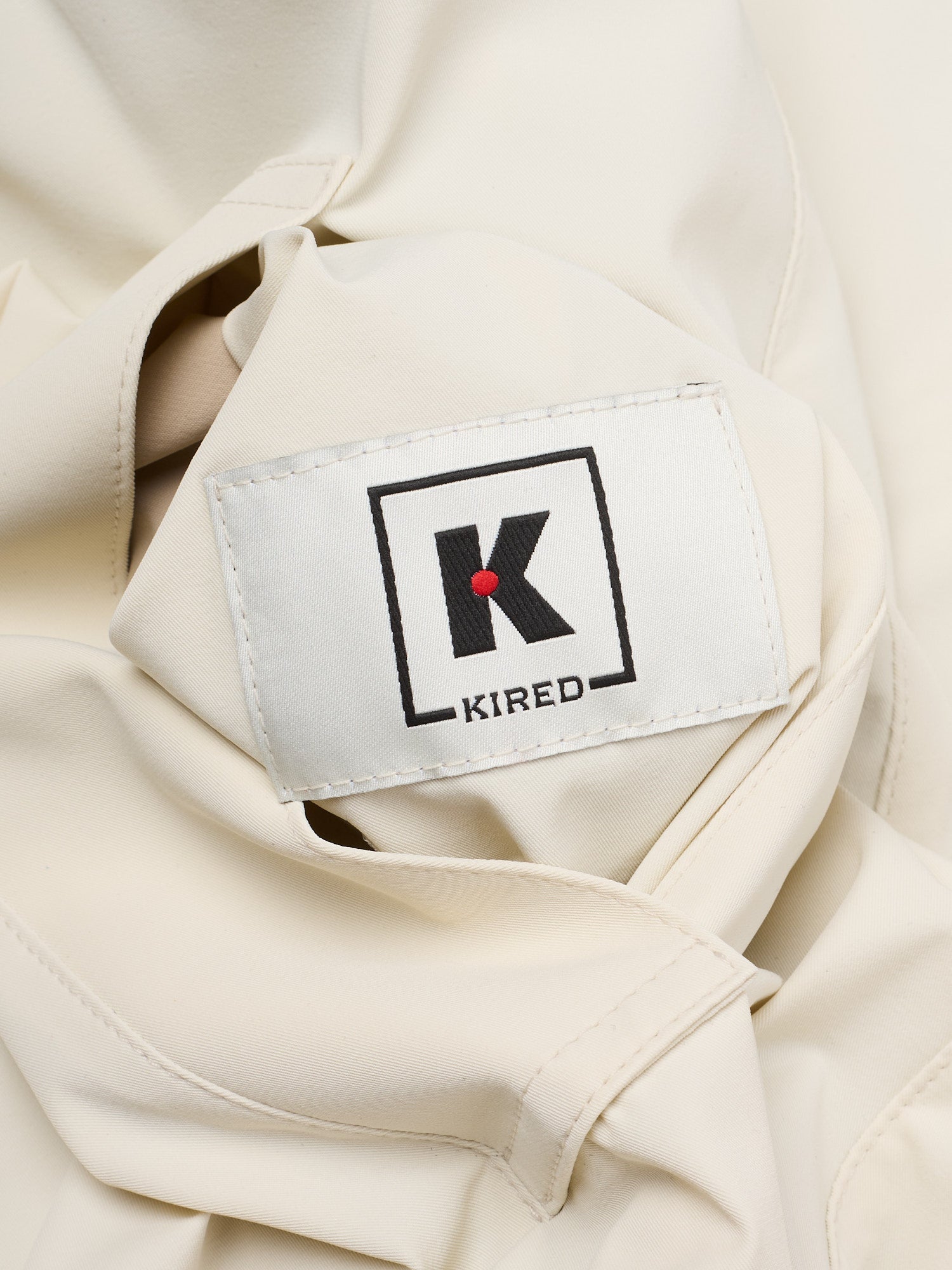 KITON KIRED "Ben" Beige-Ivory Reversible Trench Rain Coat EU 50 NEW US M