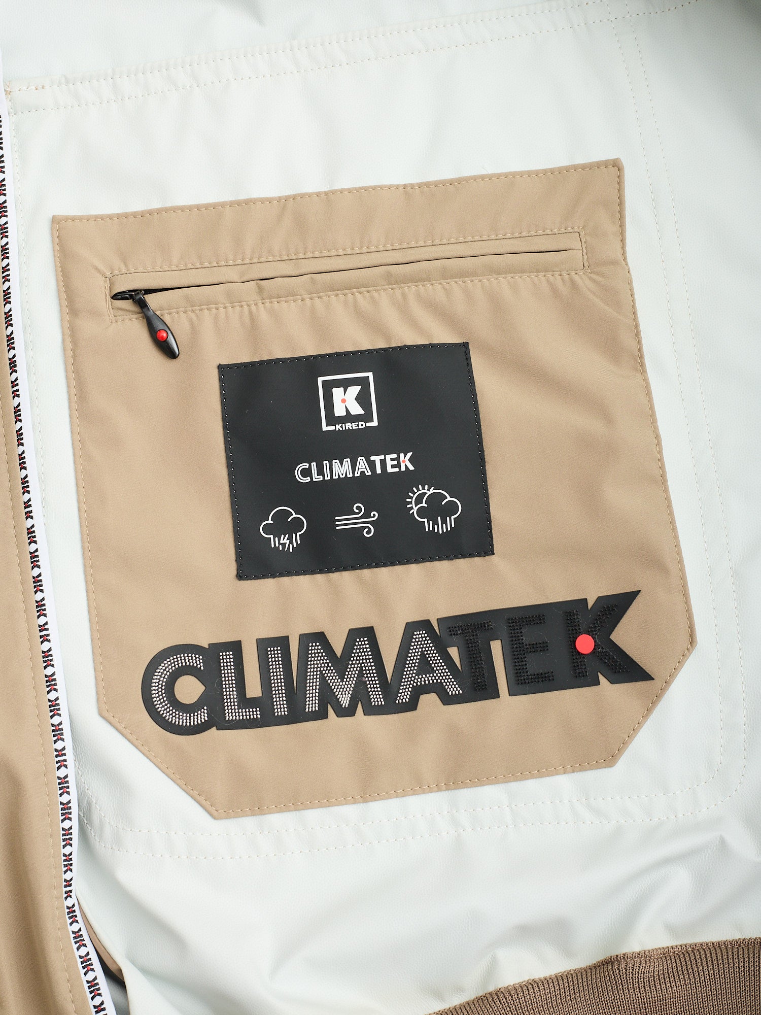 KITON KIRED "Boma" Beige Jacket Blouson EU 50 NEW US M Climatek