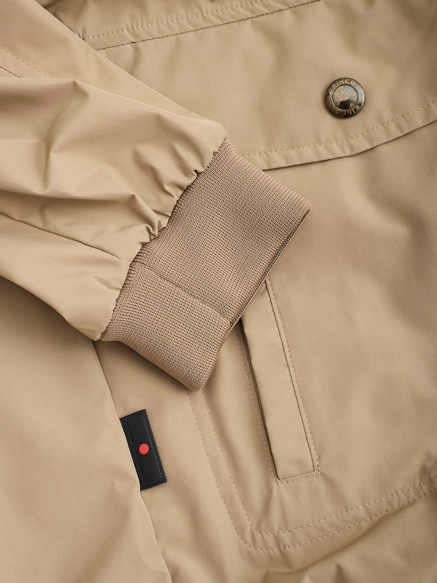 KITON KIRED "Boma" Beige Jacket Blouson EU 50 NEW US M Climatek