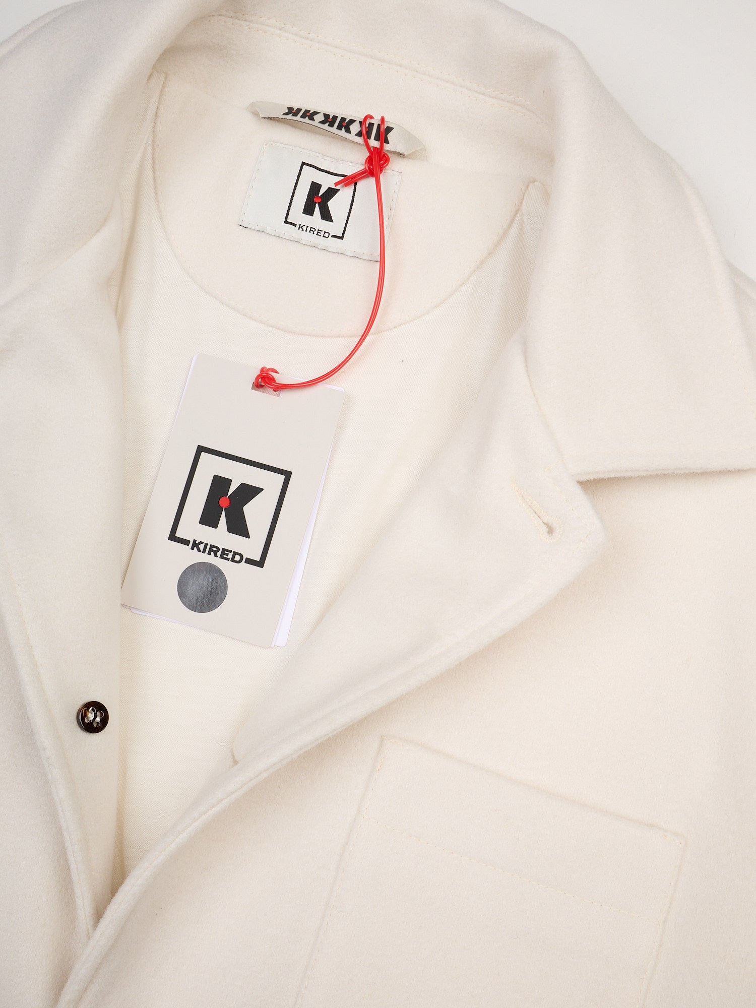 KITON KIRED "Emei" Cream Chore Coat Jacket EU 50 NEW US M