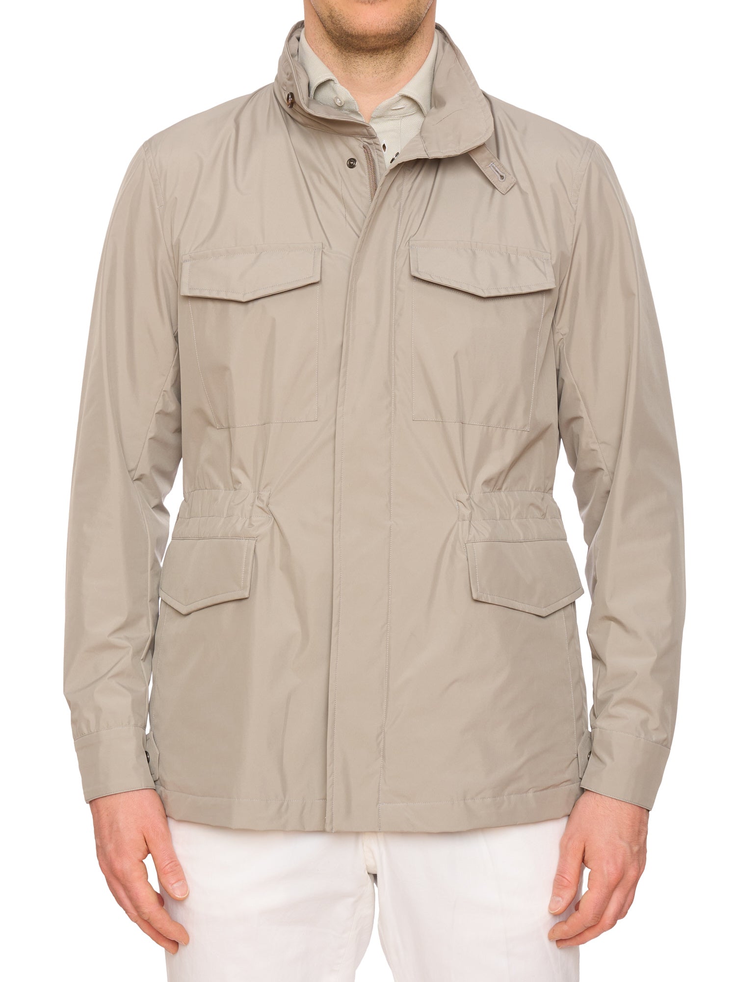 KITON KIRED "Flip" Grege Parka Field Jacket EU 50 NEW US M