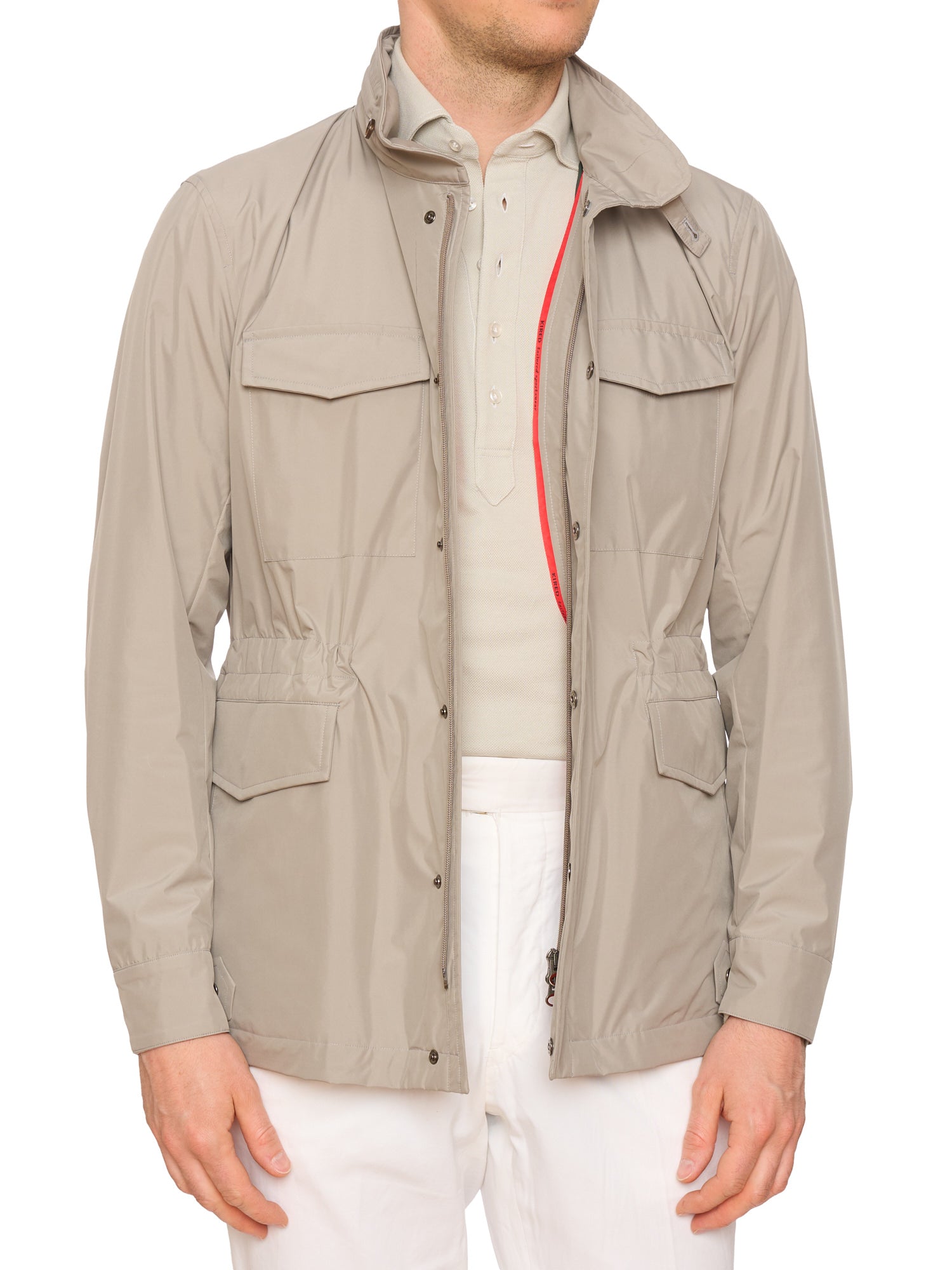 KITON KIRED "Flip" Grege Parka Field Jacket EU 50 NEW US M