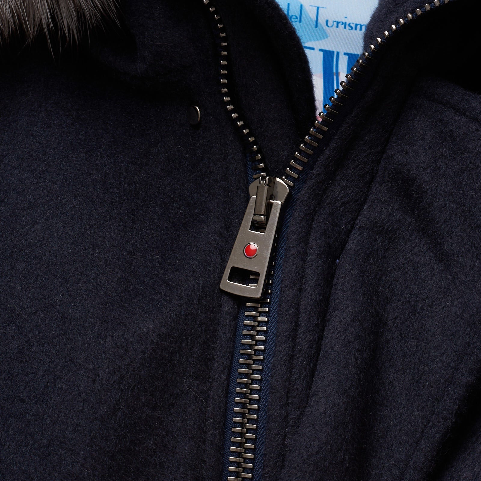 KITON KIRED "Frau" Goose Down Hooded Parka Jacket Raccoon Fur 50 US M KIRED