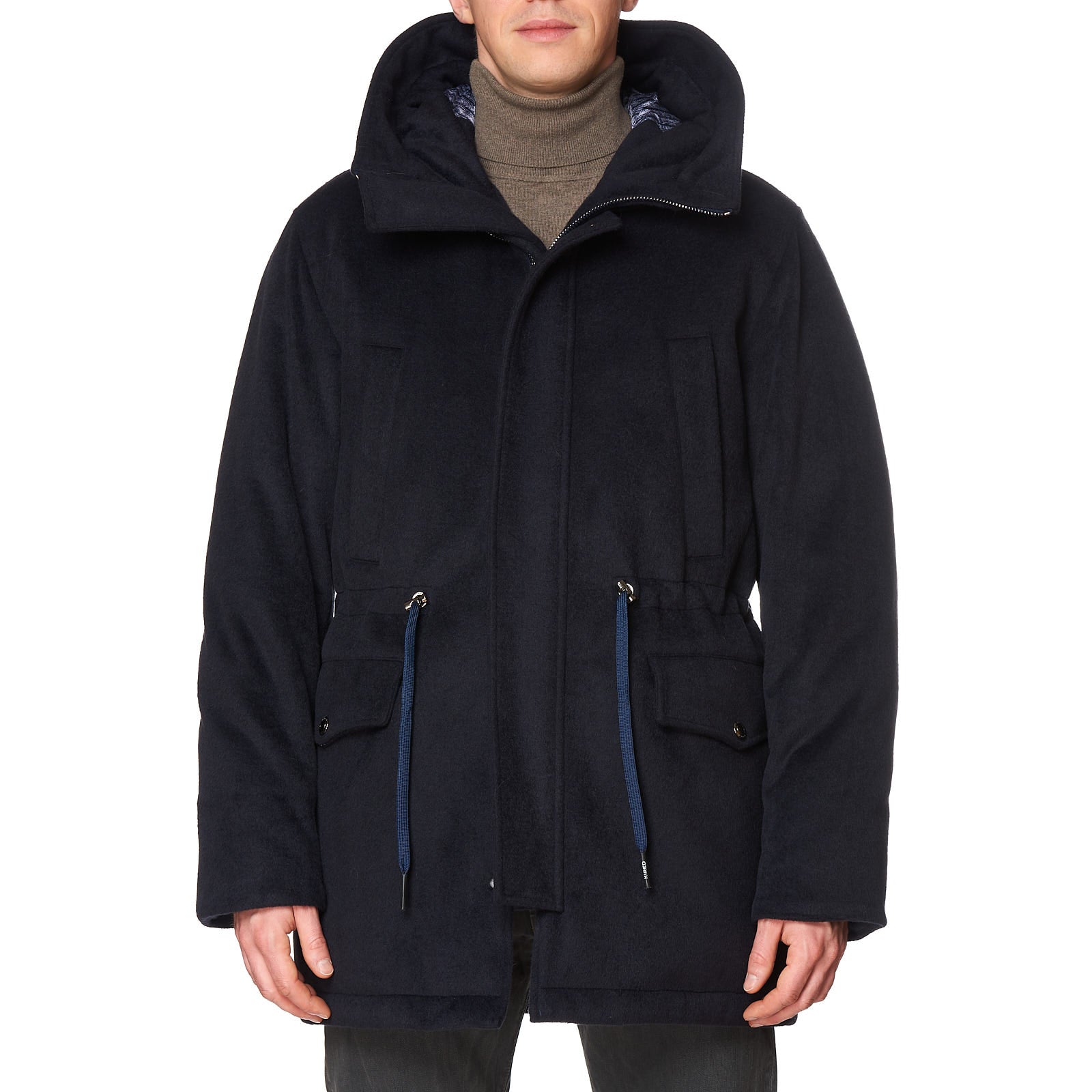 KITON KIRED "Frau" Goose Down Hooded Parka Jacket Raccoon Fur 50 US M KIRED