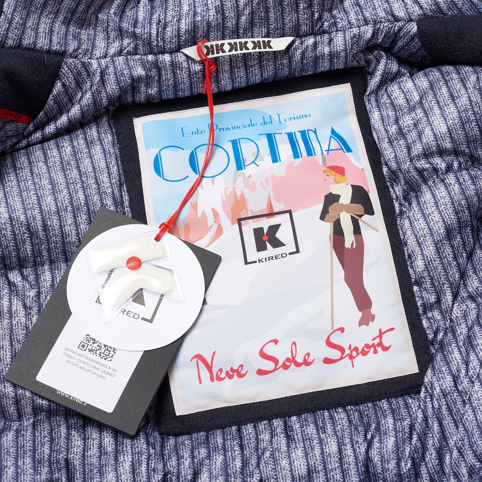 KITON KIRED "Frau" Goose Down Hooded Parka Jacket Raccoon Fur 50 US M KIRED