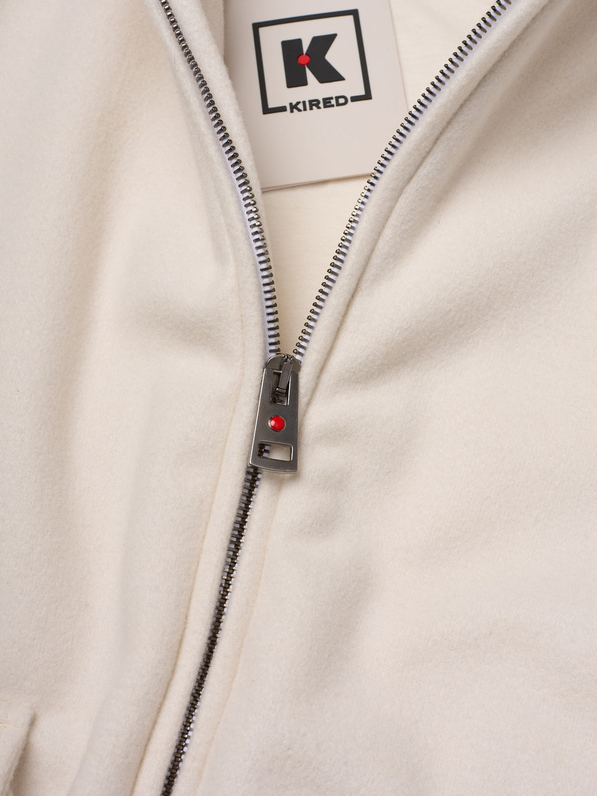 KITON KIRED "Furb" Cream Bomber Jacket EU 50 NEW US M