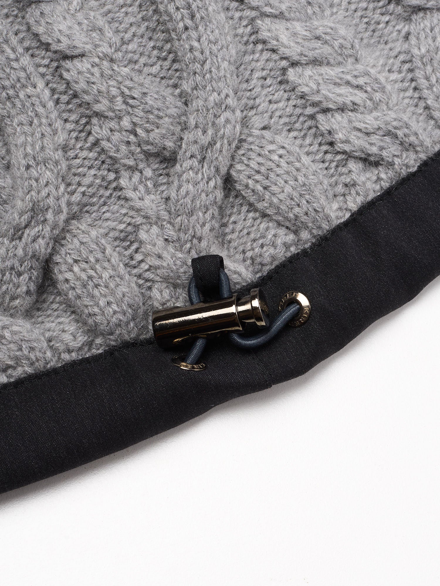 KITON KIRED "Gange" Black-Gray Reversible Cashmere-Wool Vest EU 50 NEW US M