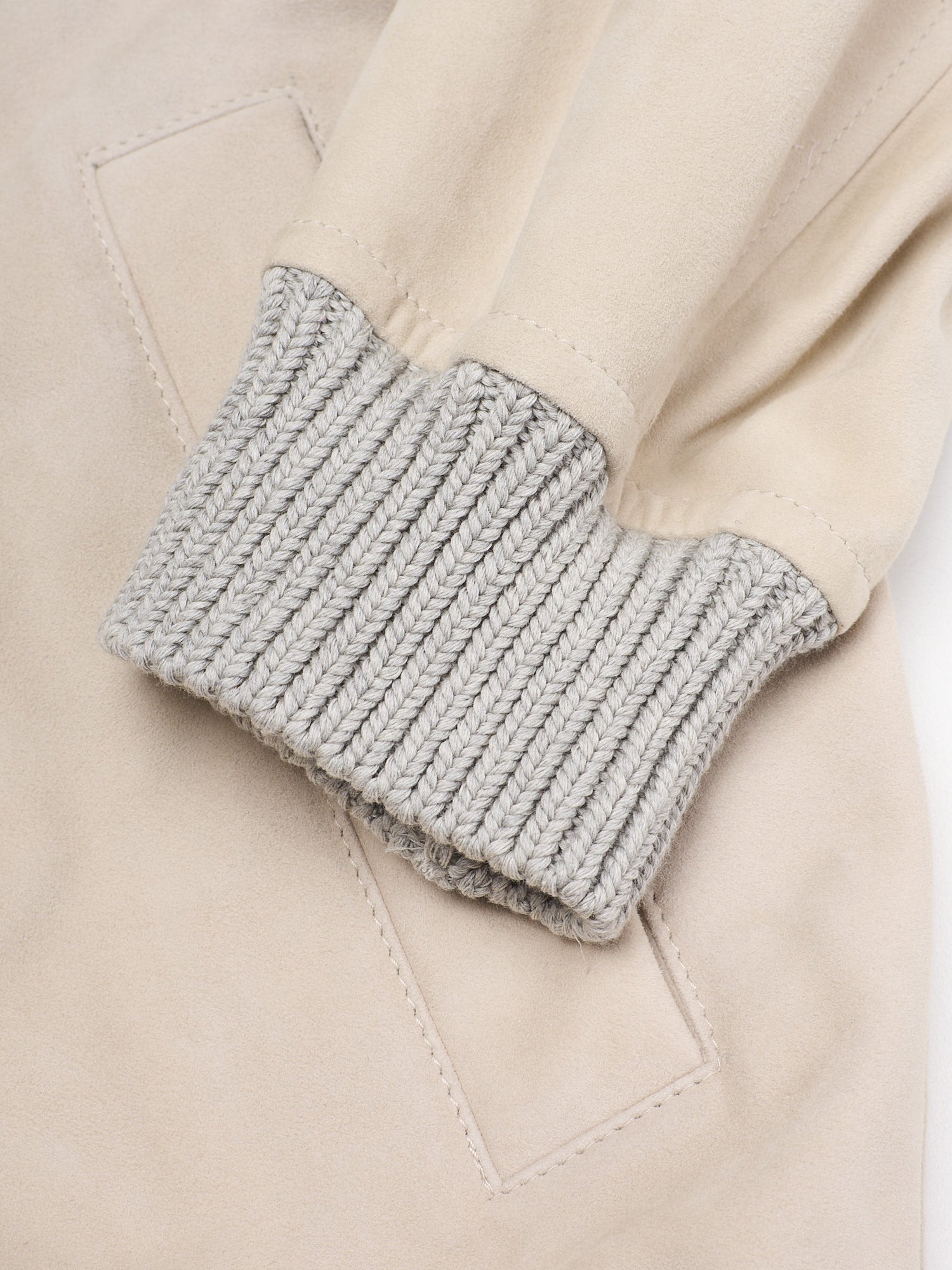 KITON KIRED "Igor" Beige Lambskin Leather Varsity Leather Jacket EU 50 NEW US M