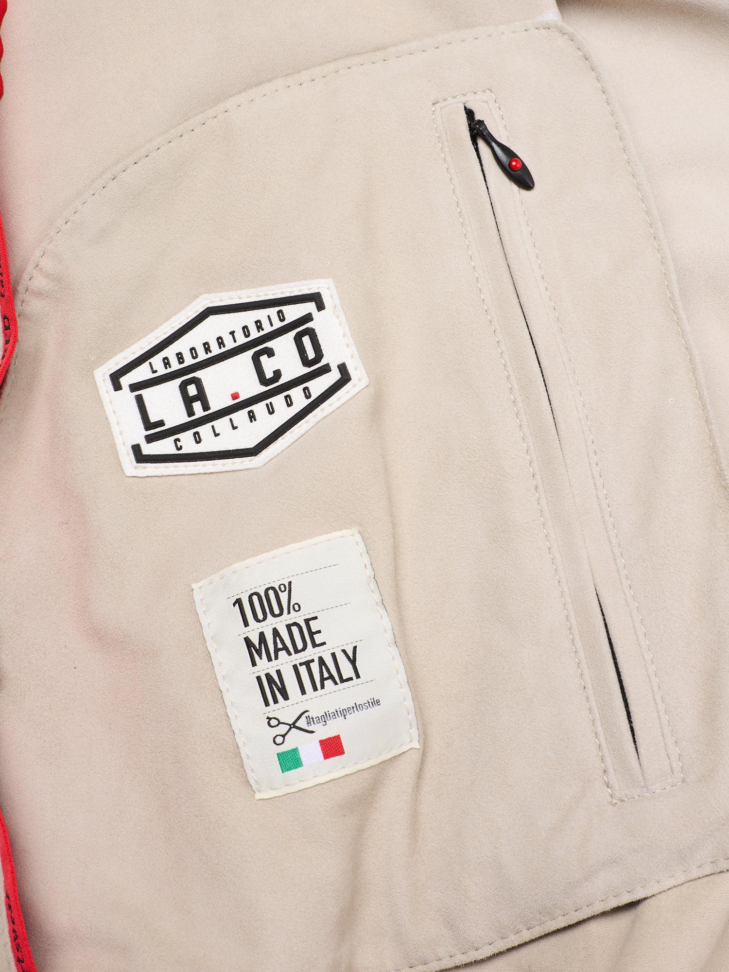 KITON KIRED "Igor" Beige Lambskin Leather Varsity Leather Jacket EU 50 NEW US M