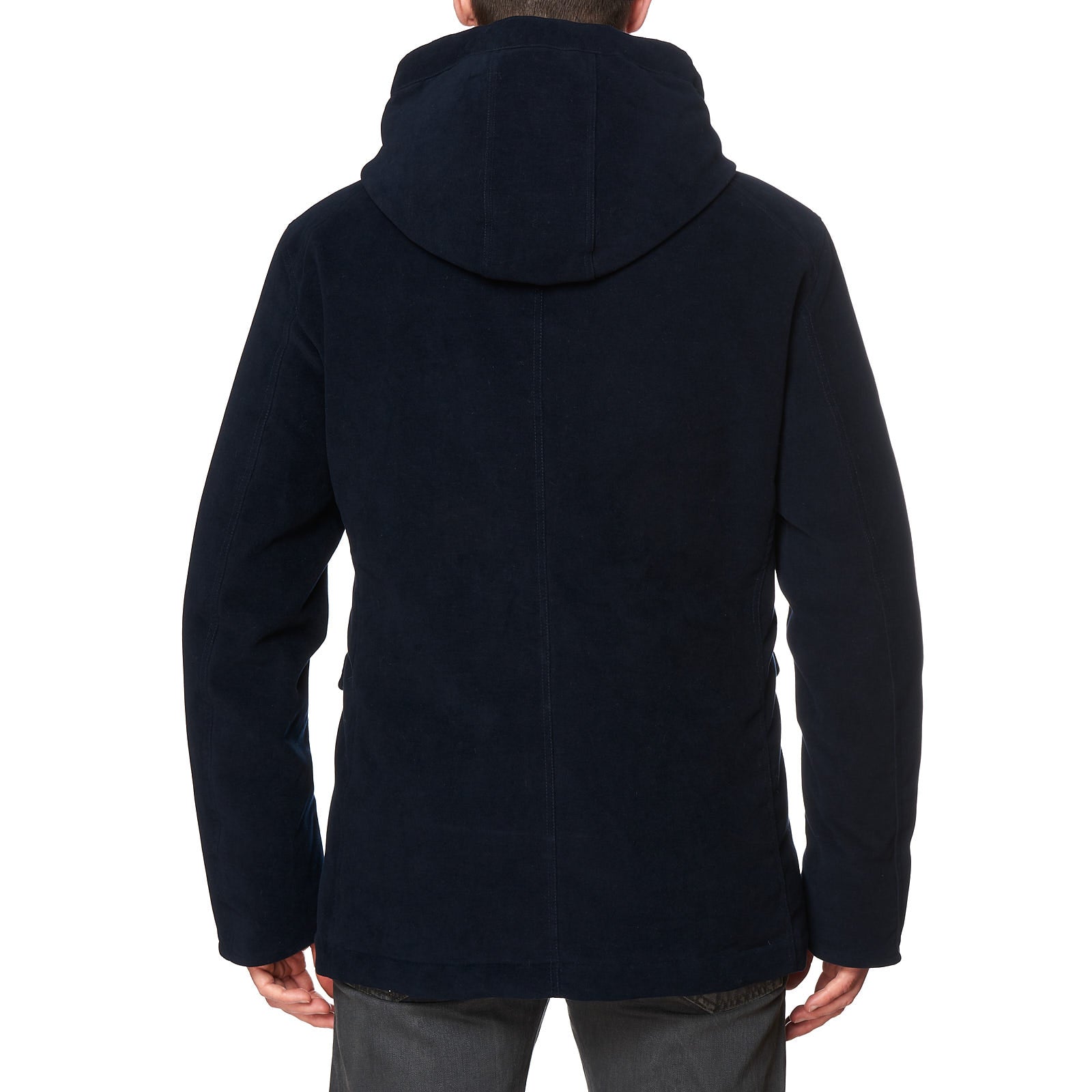 KITON KIRED "Keal" Dark Blue Cashmere Goose Down Padded Hooded Parka Jacket Coat KIRED