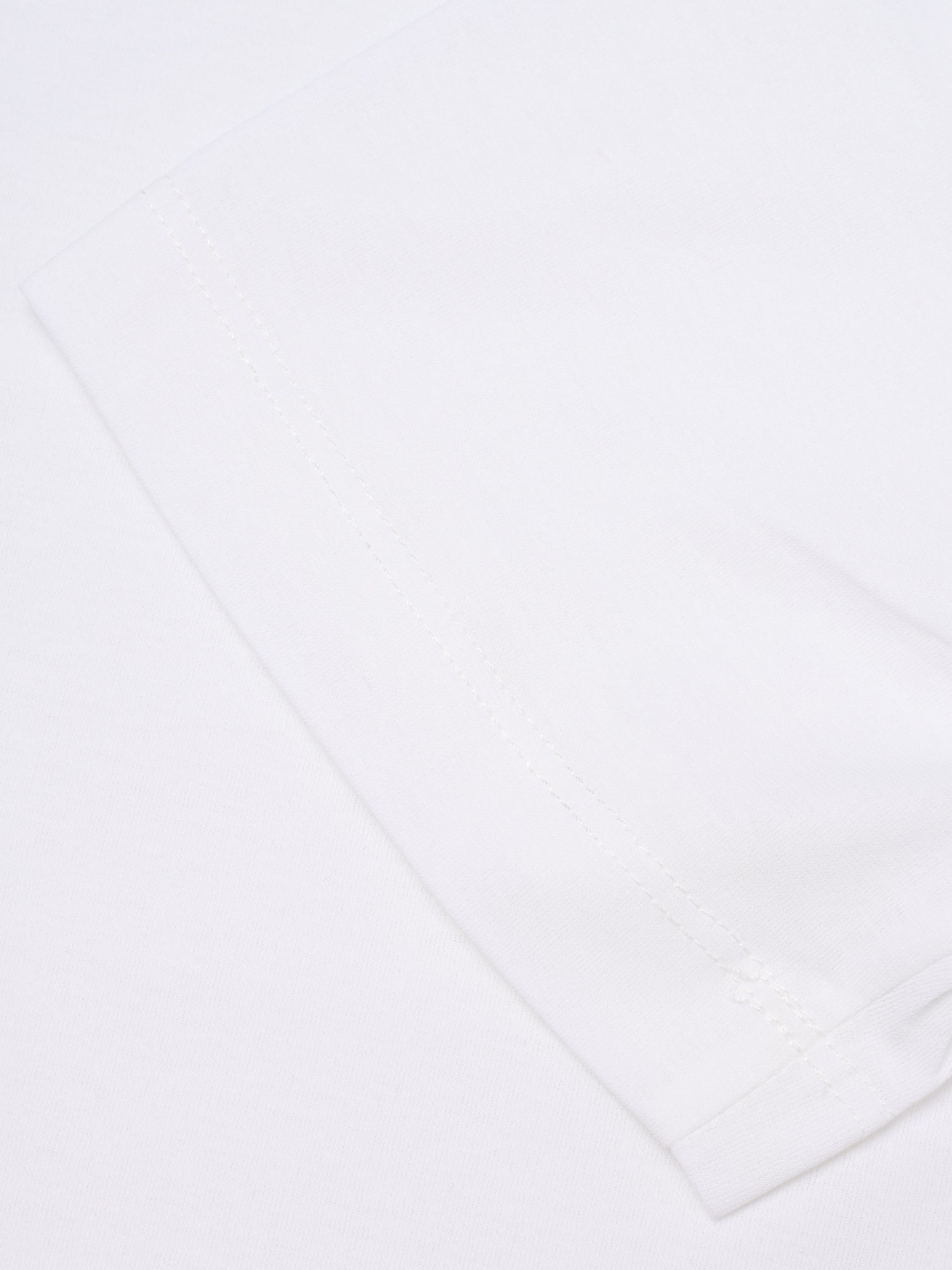 KITON KIRED "Kiss" White Exclusive Crepe Cotton Short Sleeve T-Shirt