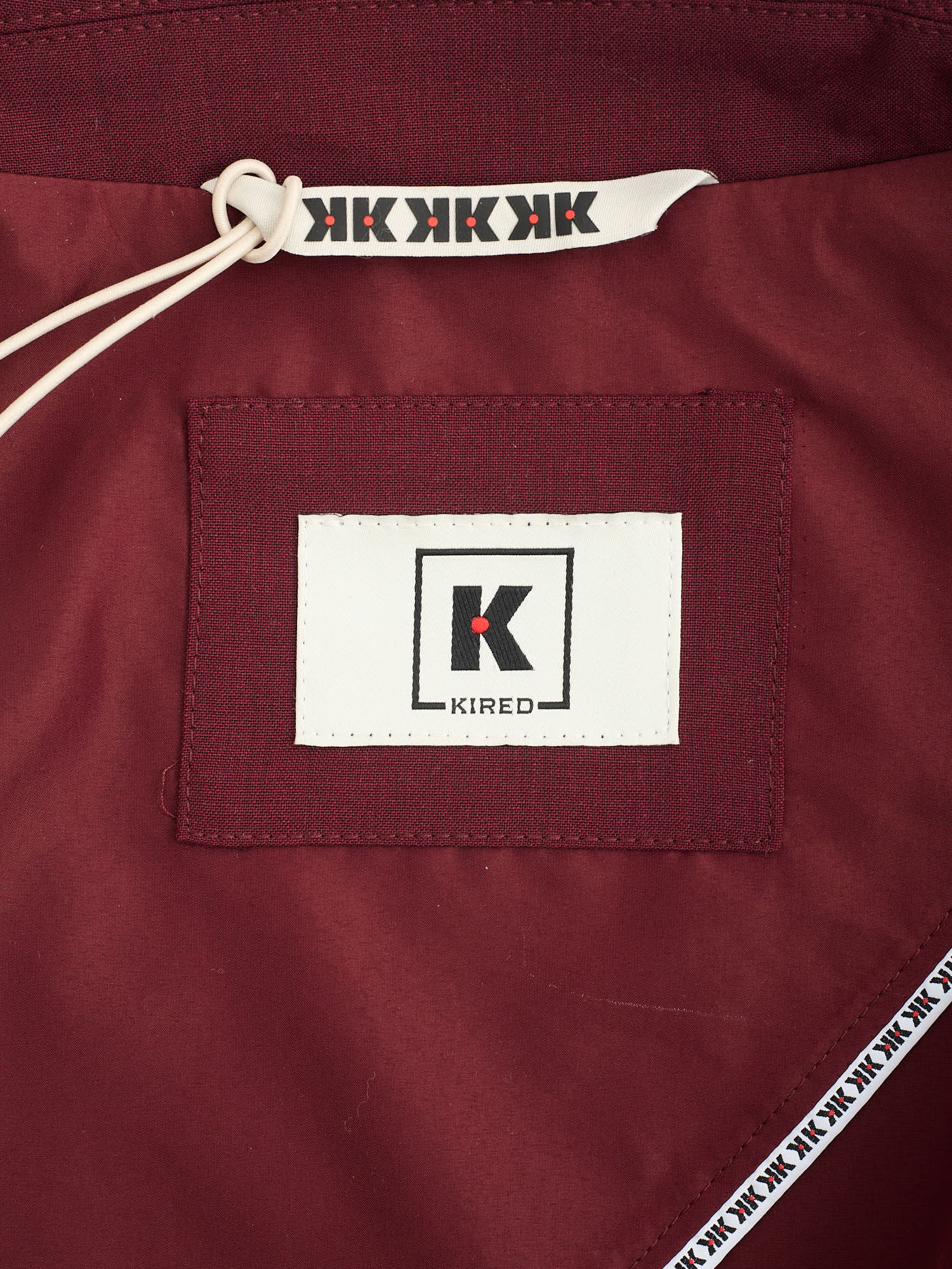 KITON KIRED "Leo" Burgundy Carlo Barbera Tropical Wool Jacket EU 50 NEW US M 2025