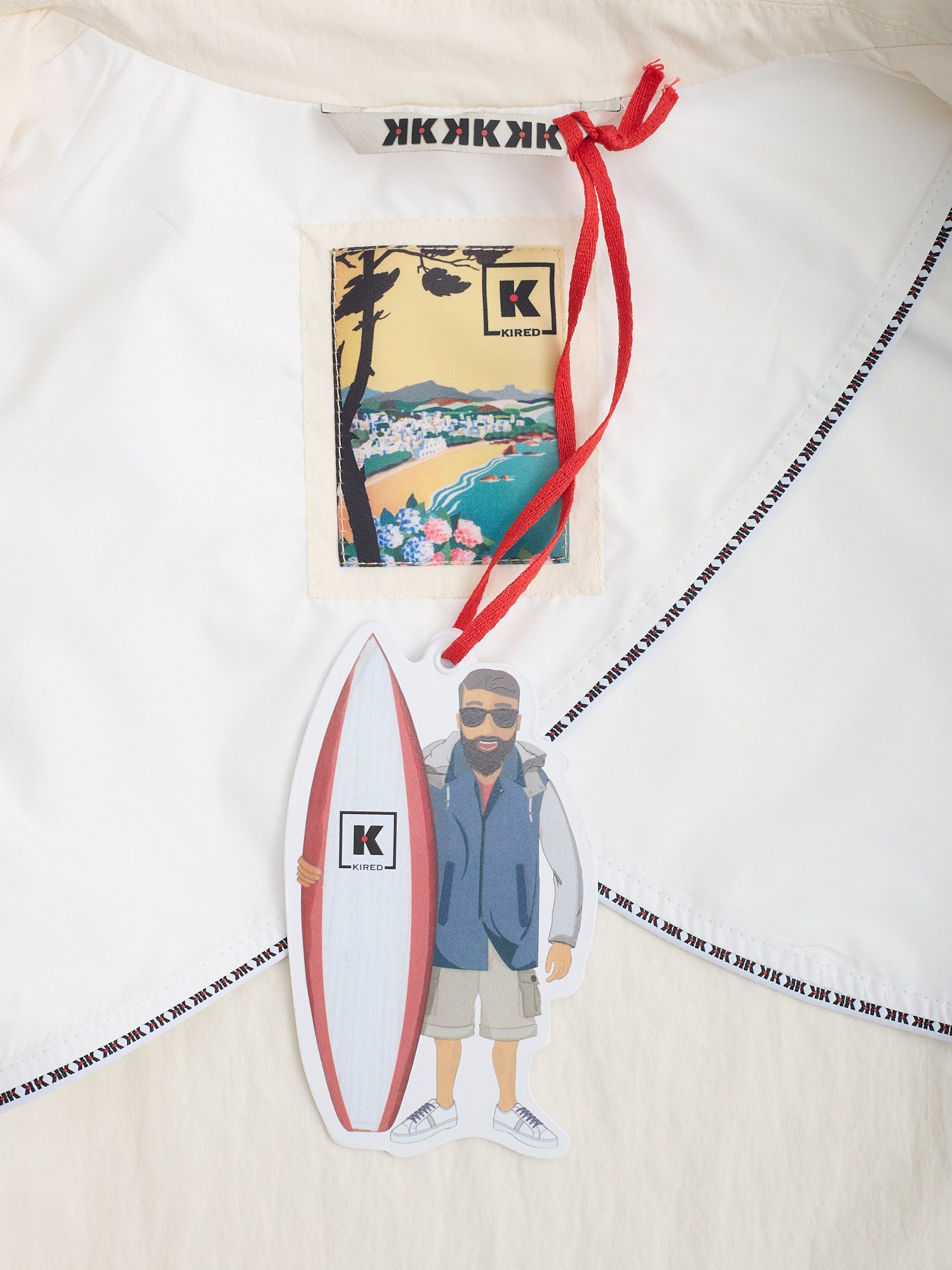 KITON KIRED "Leo" Cream Carlo Barbera Tropical Jacket EU 50 NEW US M 2025