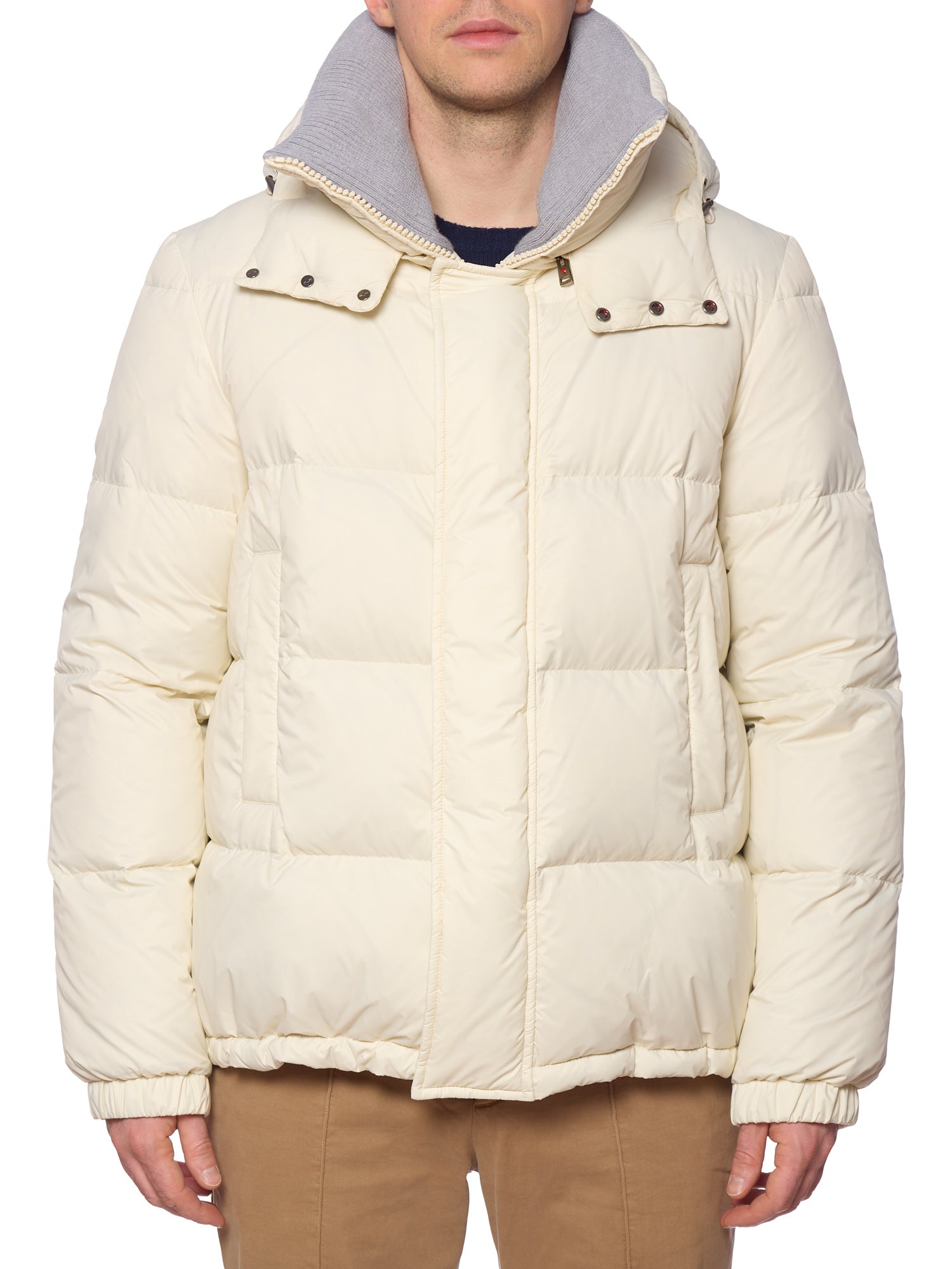 KITON KIRED "Nera" White Rainproof Down Puffer Jacket Parka EU 50 US M 2025