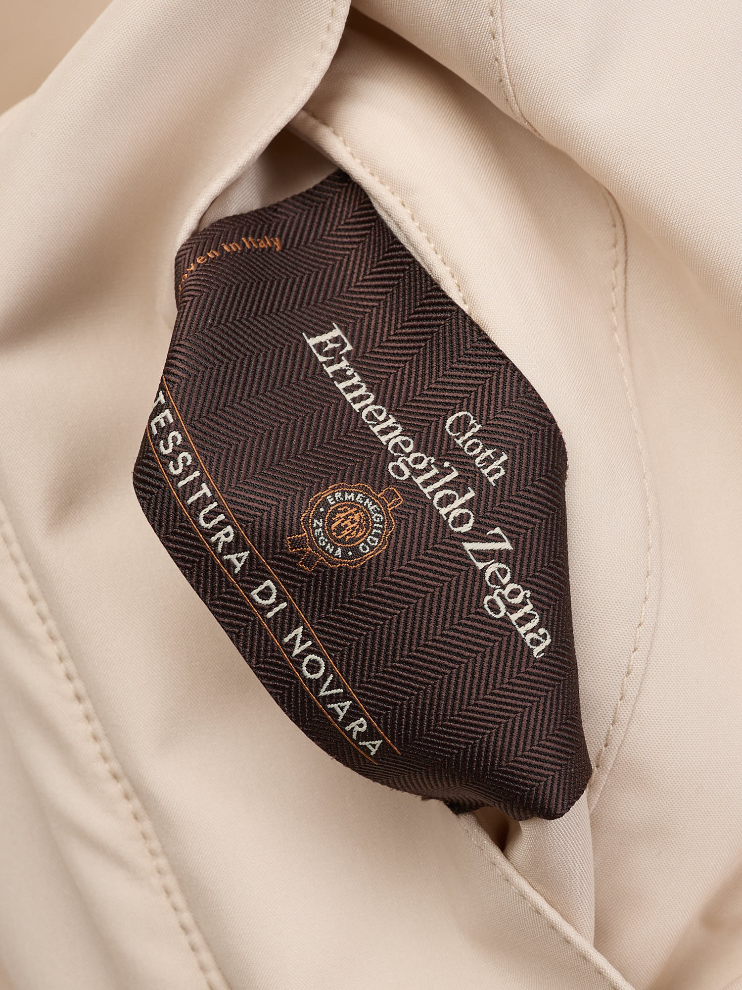 KITON KIRED "Peak" Cream Heavy Reversible Double Sided Coat Zegna Cloth