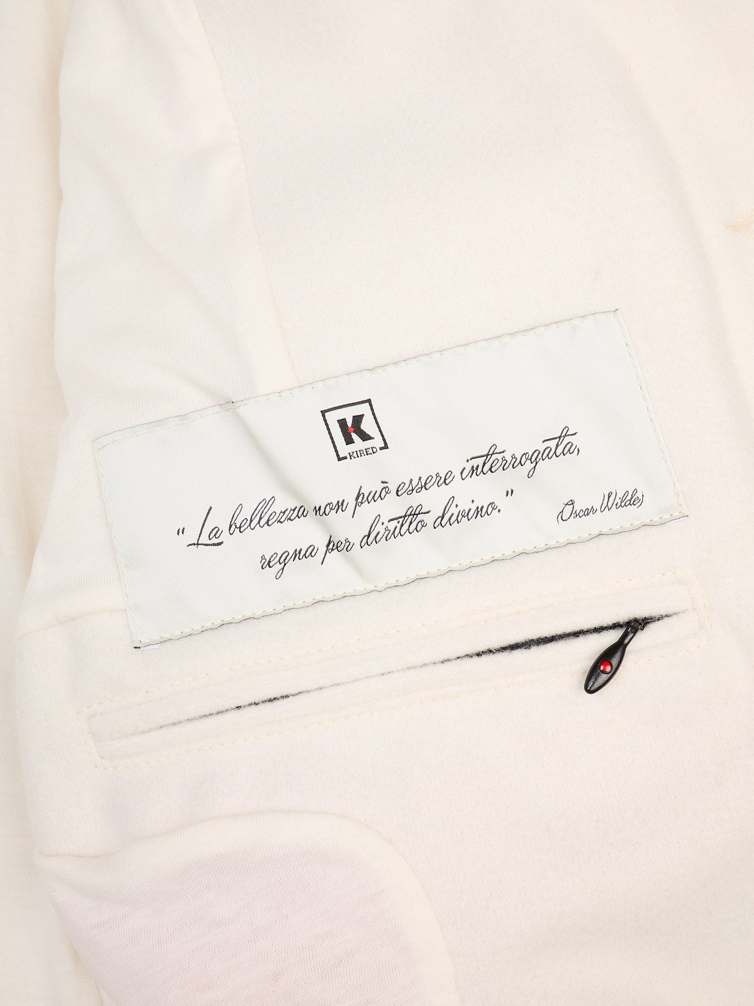 KITON KIRED "Pikes" Cream Jacket EU 50 NEW US M