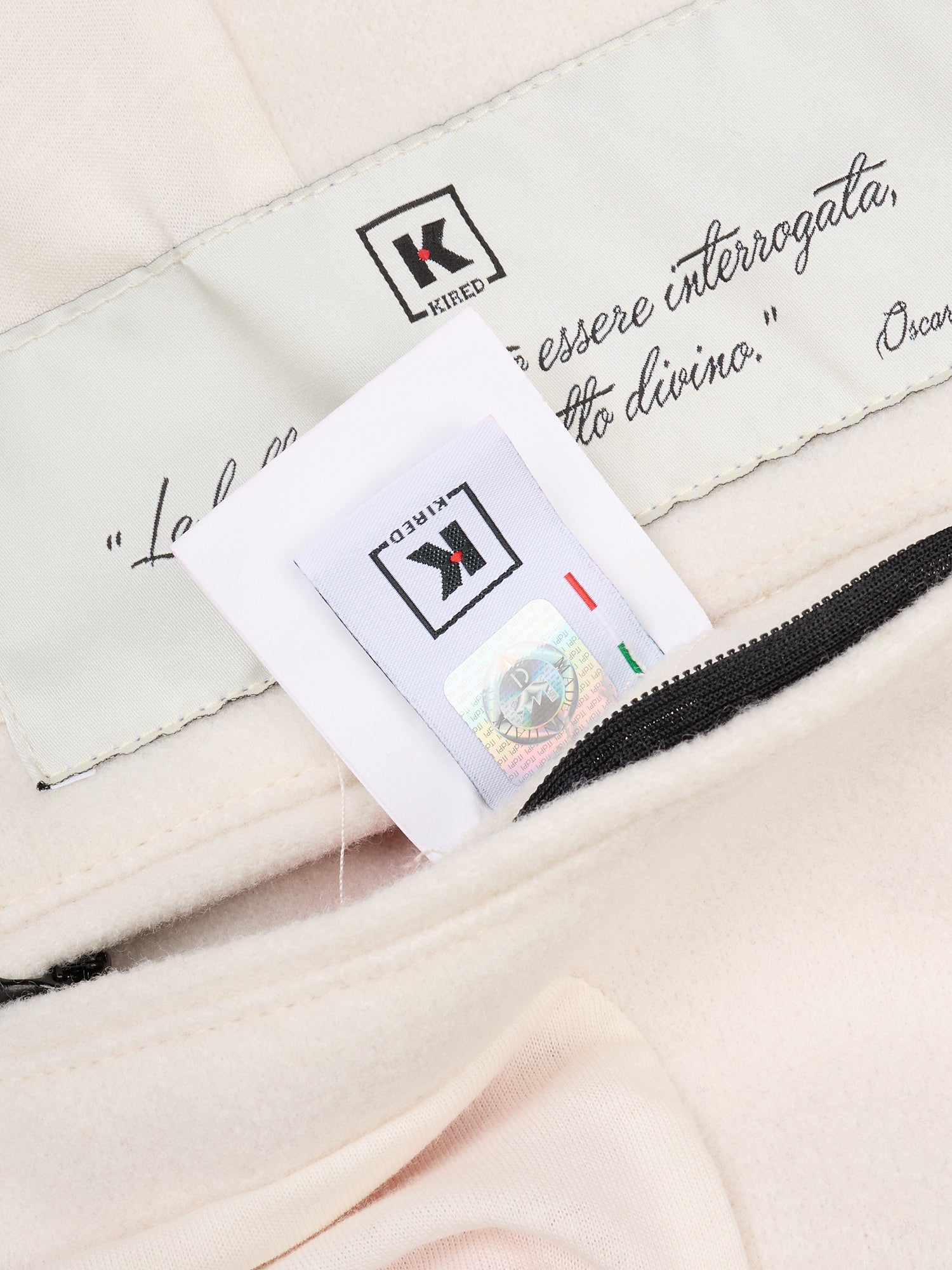 KITON KIRED "Pikes" Cream Jacket EU 50 NEW US M