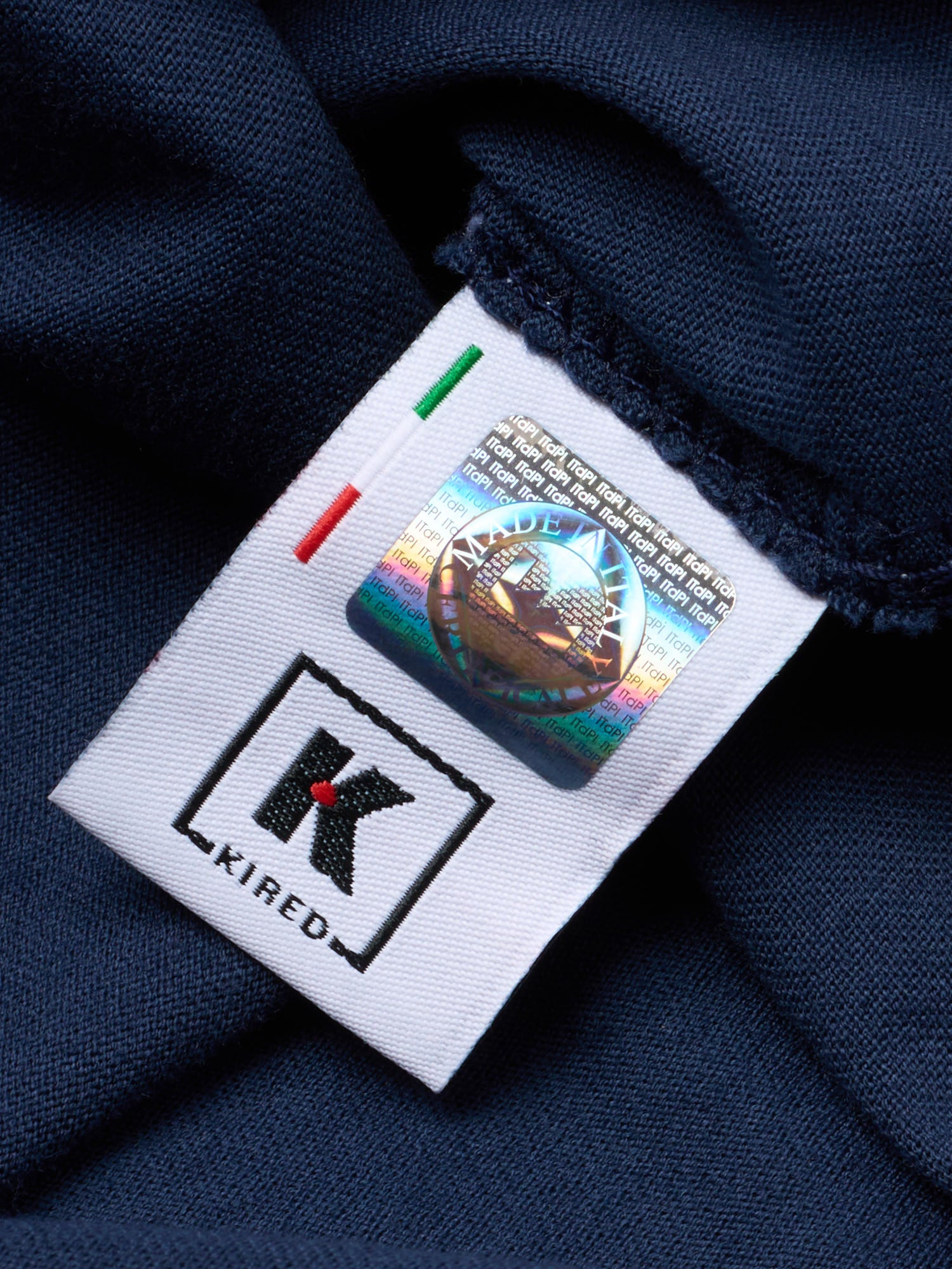 KITON KIRED "Positano" Royal Blue Exclusive Supima Cotton Short Sleeve Polo