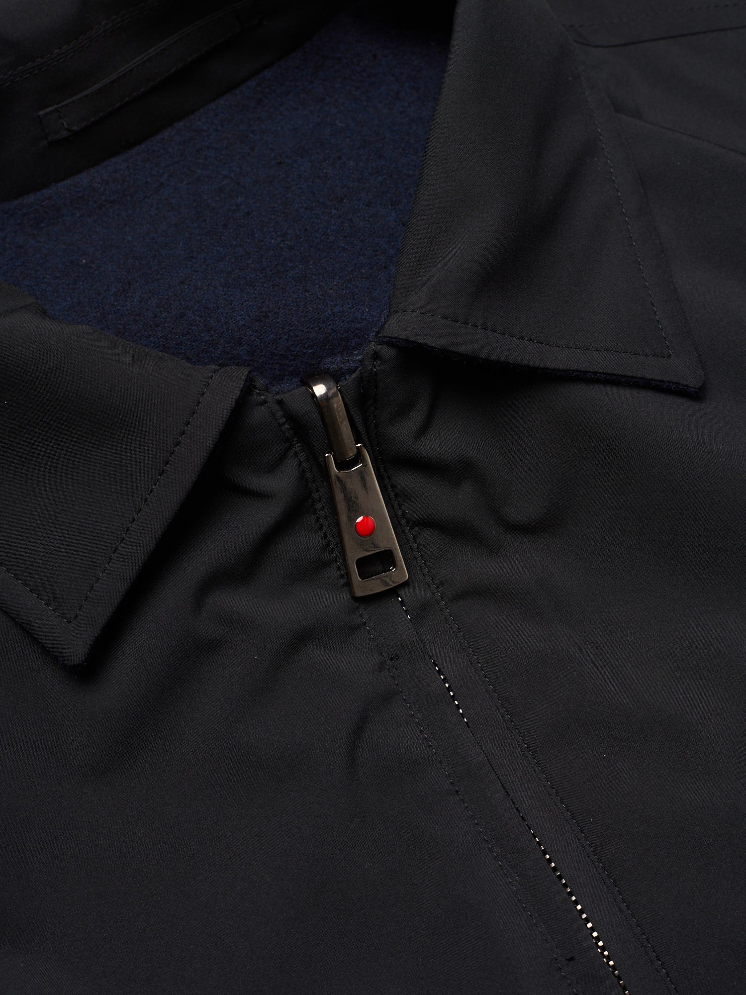 KITON KIRED "Rimo" Reversible Blue-Black Blouson Utility Jacket EU 52 US L