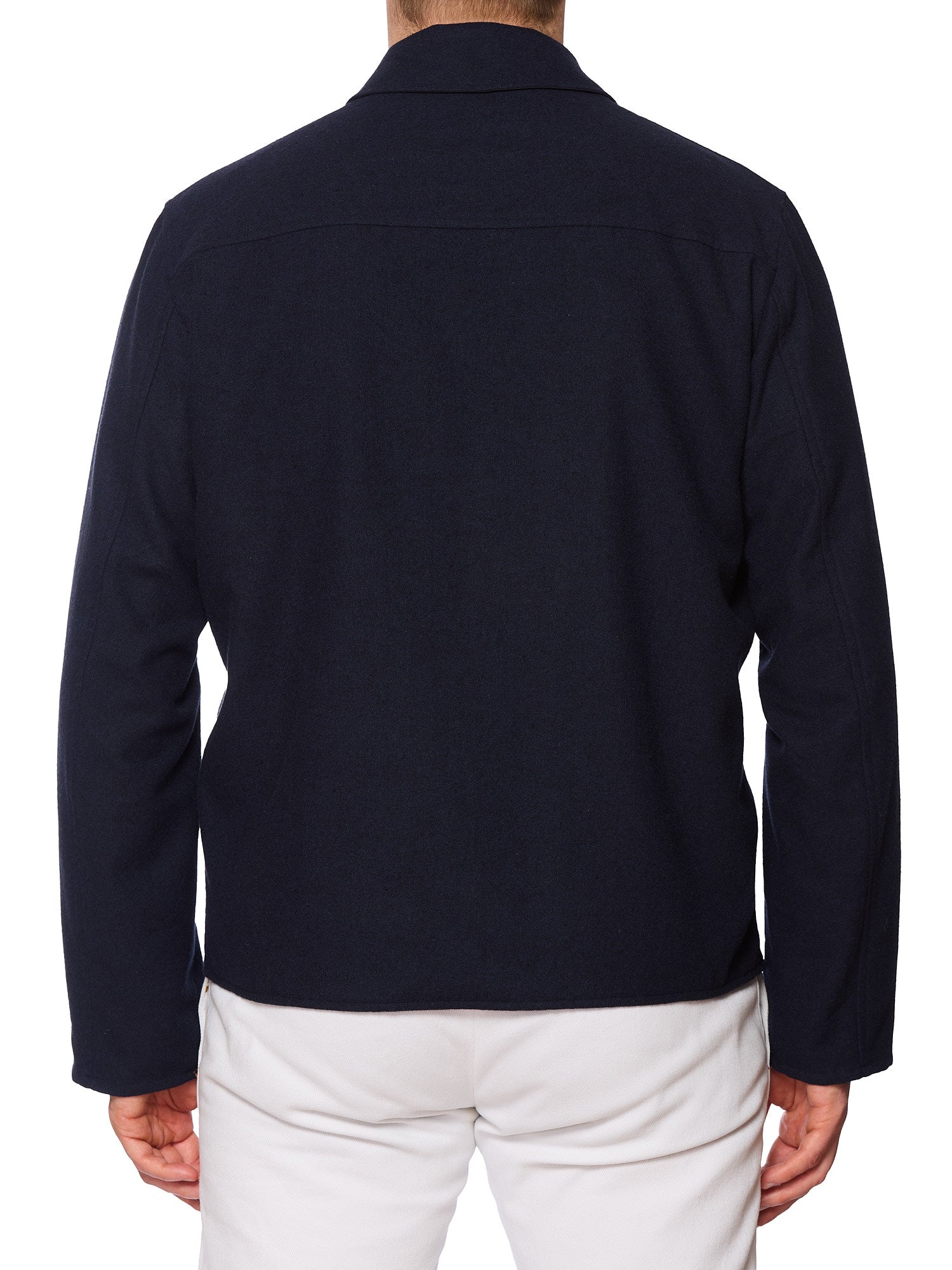 KITON KIRED "Rimo" Reversible Blue-Black Blouson Utility Jacket EU 52 US L