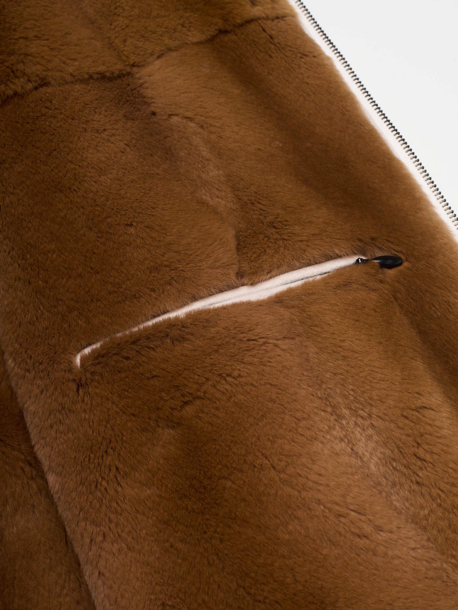 KITON KIRED "Saba" Beige Cashmere-Weasel Fur Bomber Jacket EU 50 US M 2025