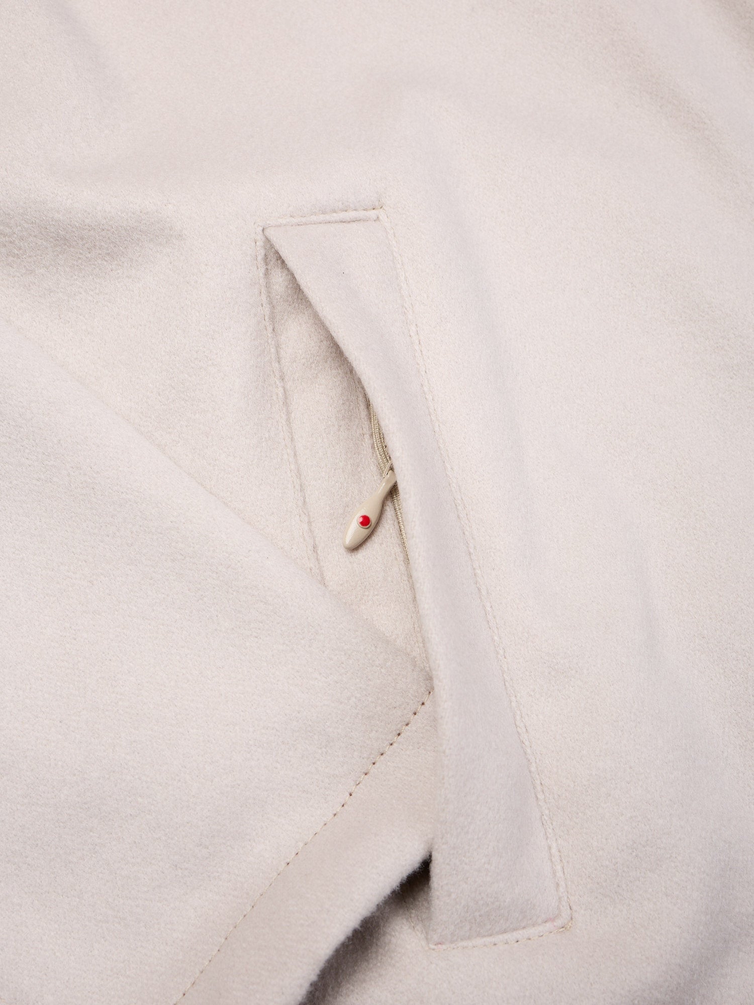 KITON KIRED "Sele" Beige-Brown Herringbone Cashmere Reversible Double Face Jacket