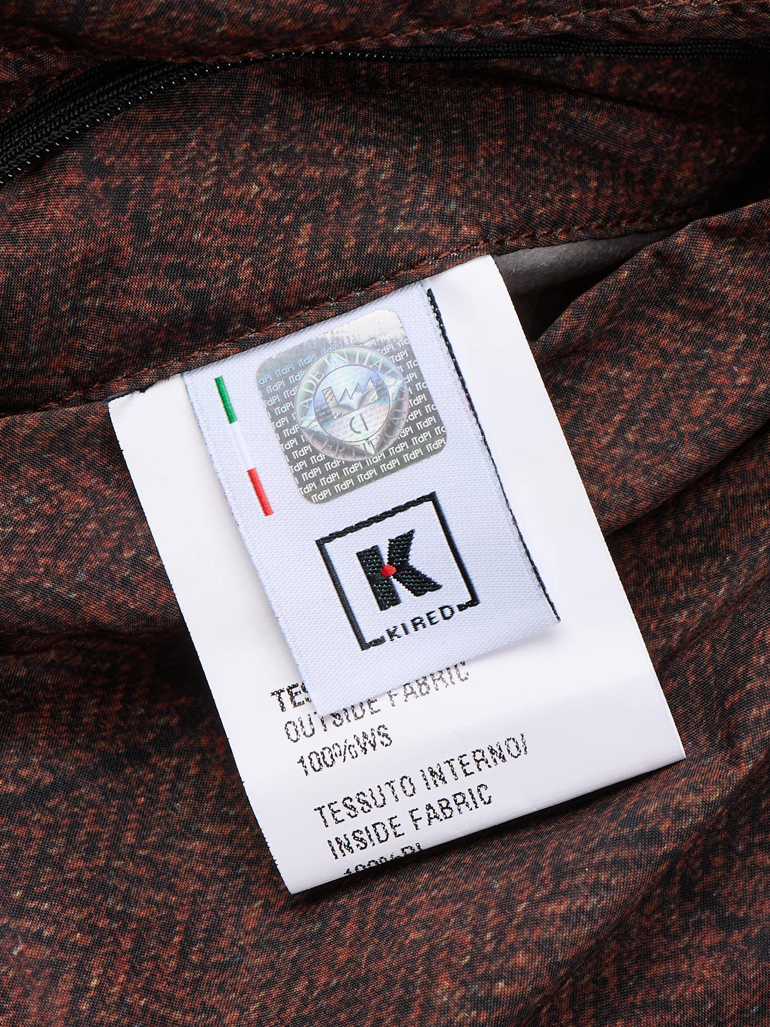 KITON KIRED "Sele" Beige-Brown Herringbone Cashmere Reversible Double Face Jacket