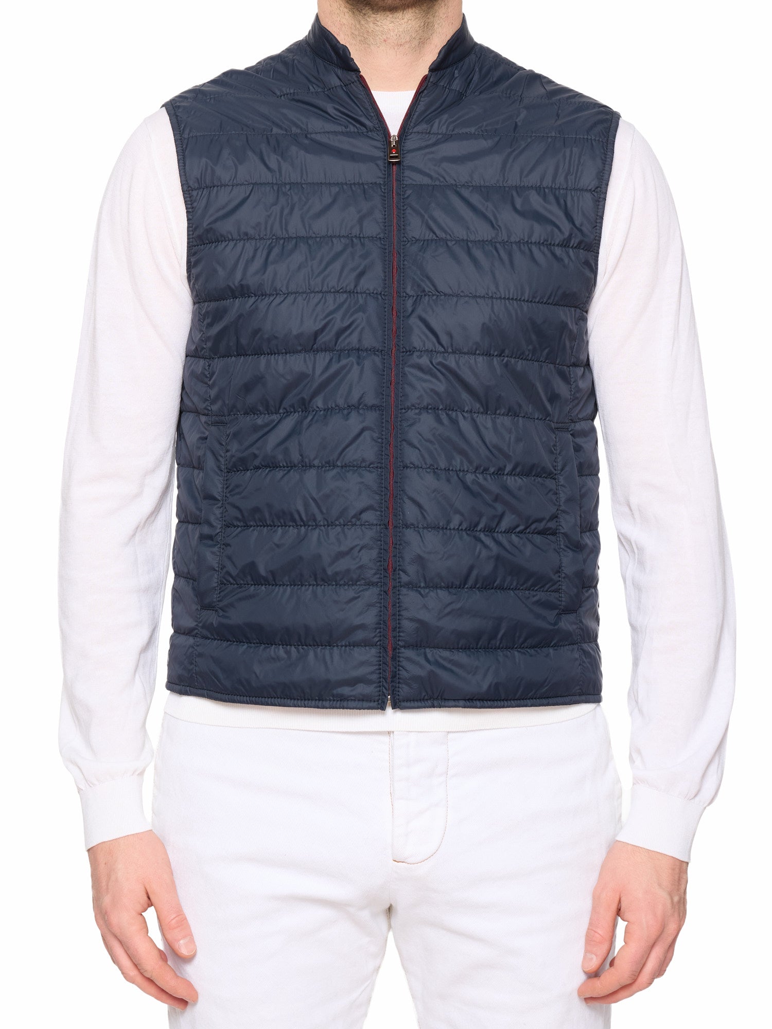 KITON KIRED "Spina" Burgundy Virgin Wool Jacket with Removable Vest 3 in 1