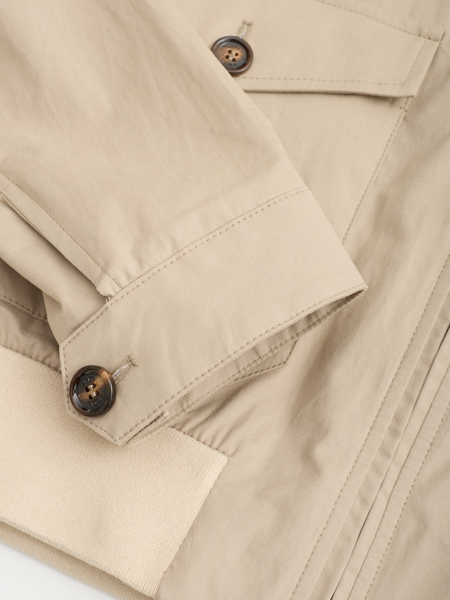 KITON KIRED "Stick" Beige Cotton Blend Jacket EU 50 NEW US M Textek