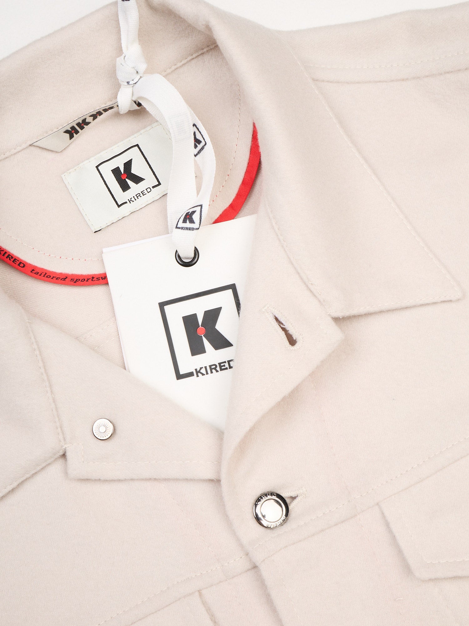 KITON KIRED "Tommy 3" Beige Trucker Jacket EU 50 NEW US M