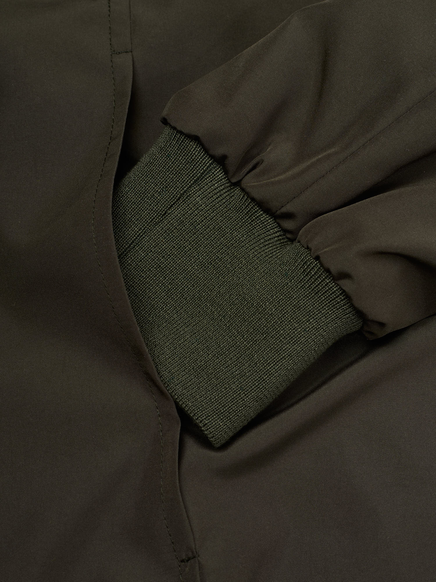 KITON KIRED "Troy 2" Olive-Blue Camo Reversible Rain Bomber Jacket EU 52 NEW US L