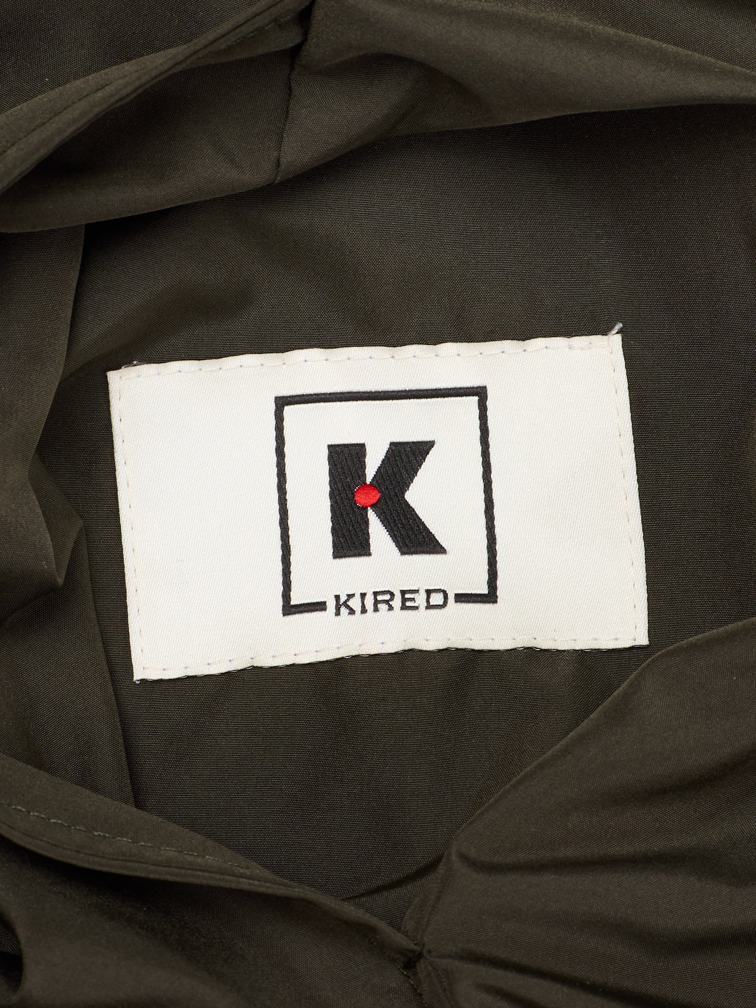 KITON KIRED "Troy 2" Olive-Blue Camo Reversible Rain Bomber Jacket EU 52 NEW US L