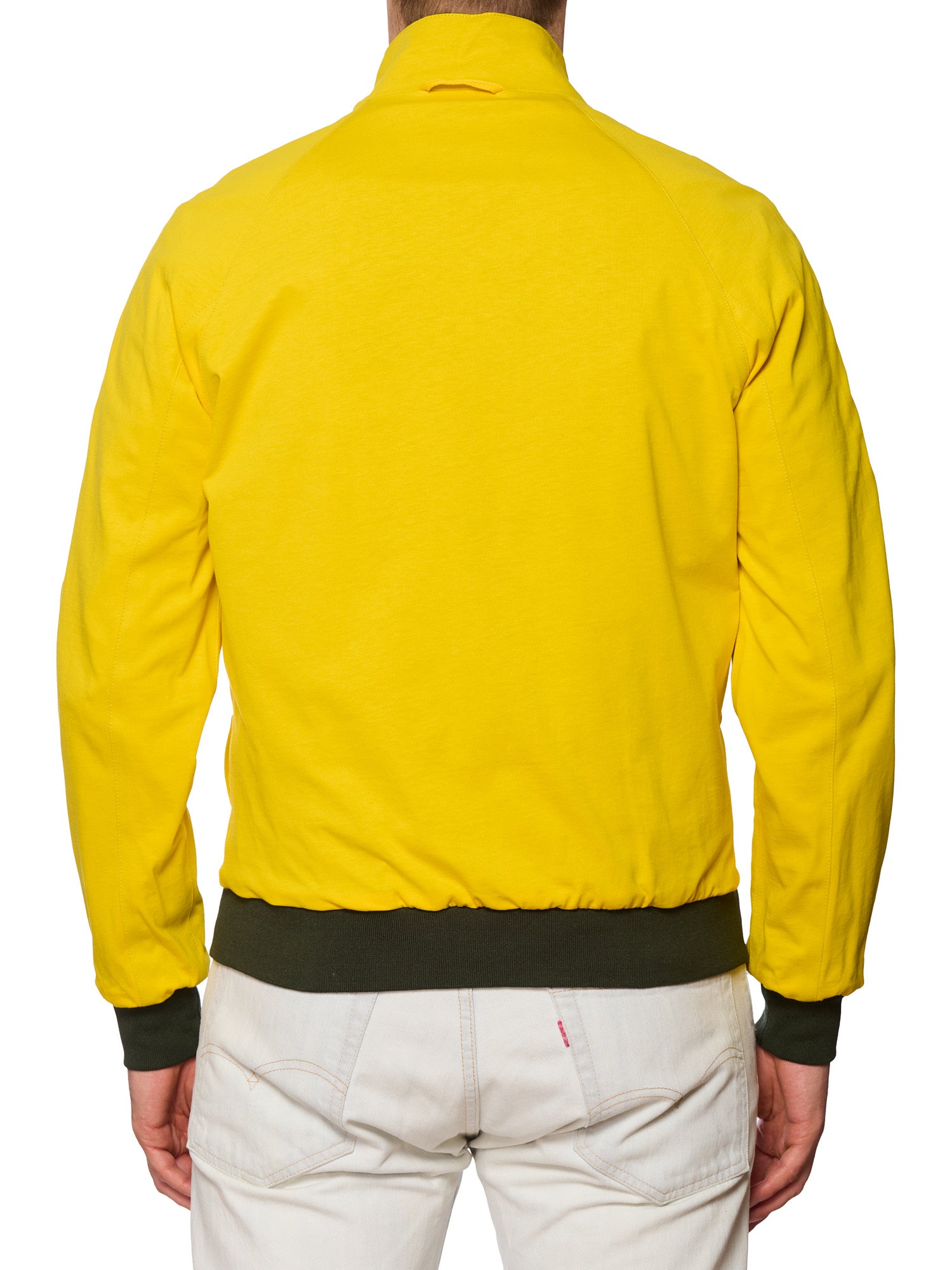 KITON KIRED "Troy2" Olive-Yellow Reversible Rain Field Bomber Jacket EU 50 NEW US M